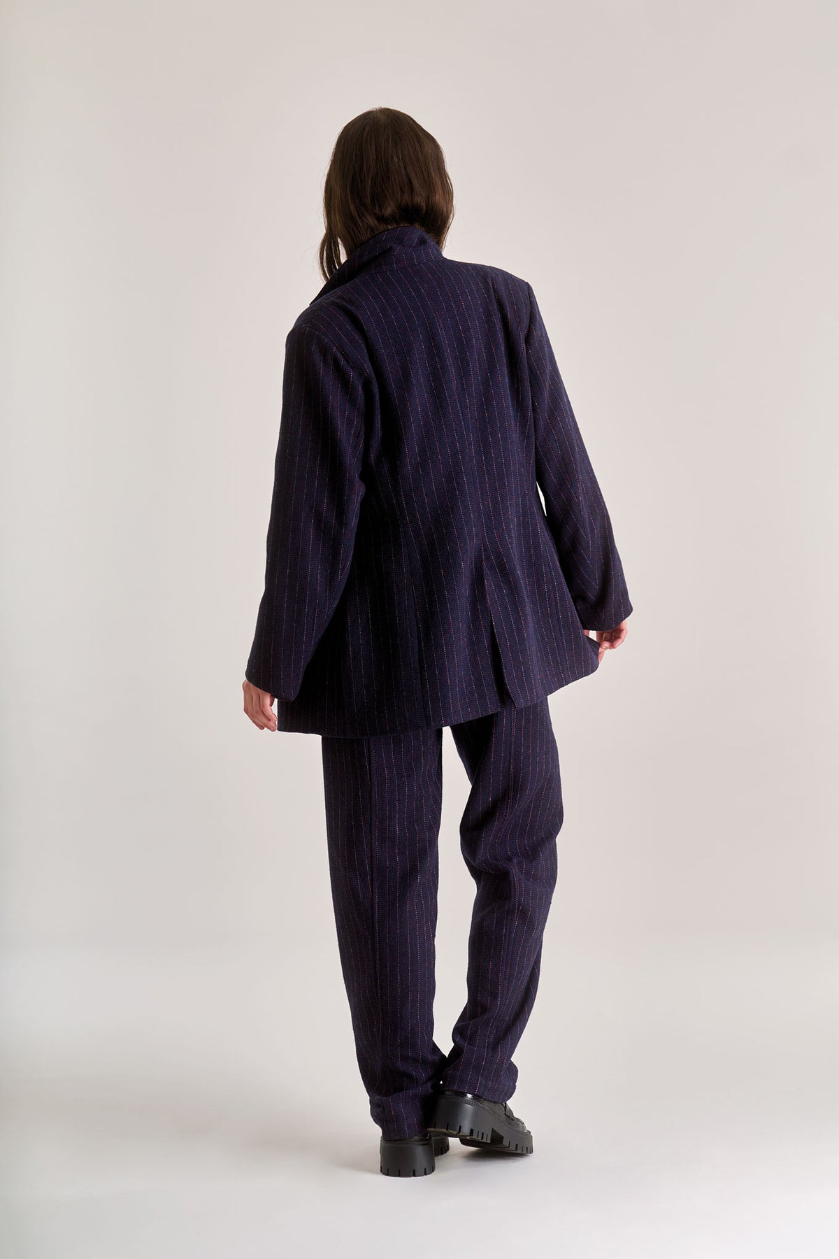 OPHELIA Recycled Poly Wool Blazer - Navy
