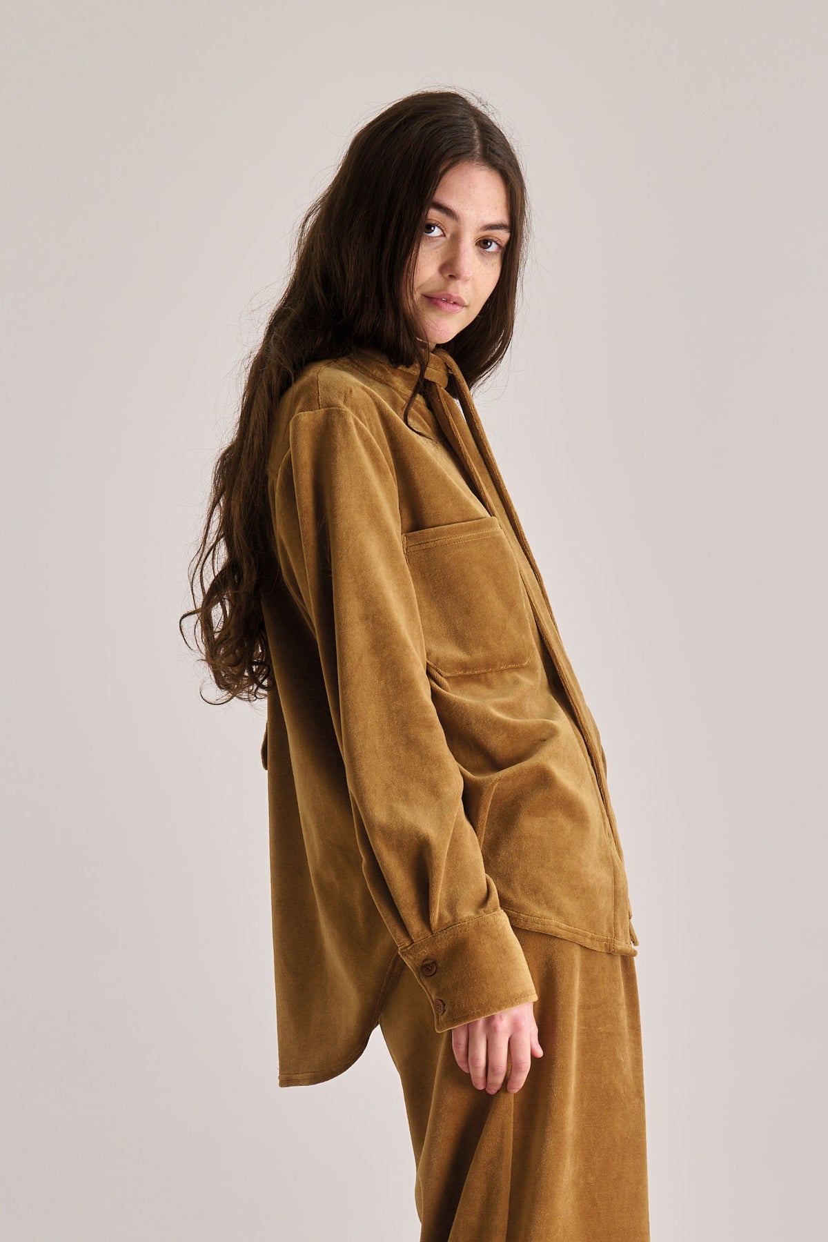 FORD Velvet Top - Olive