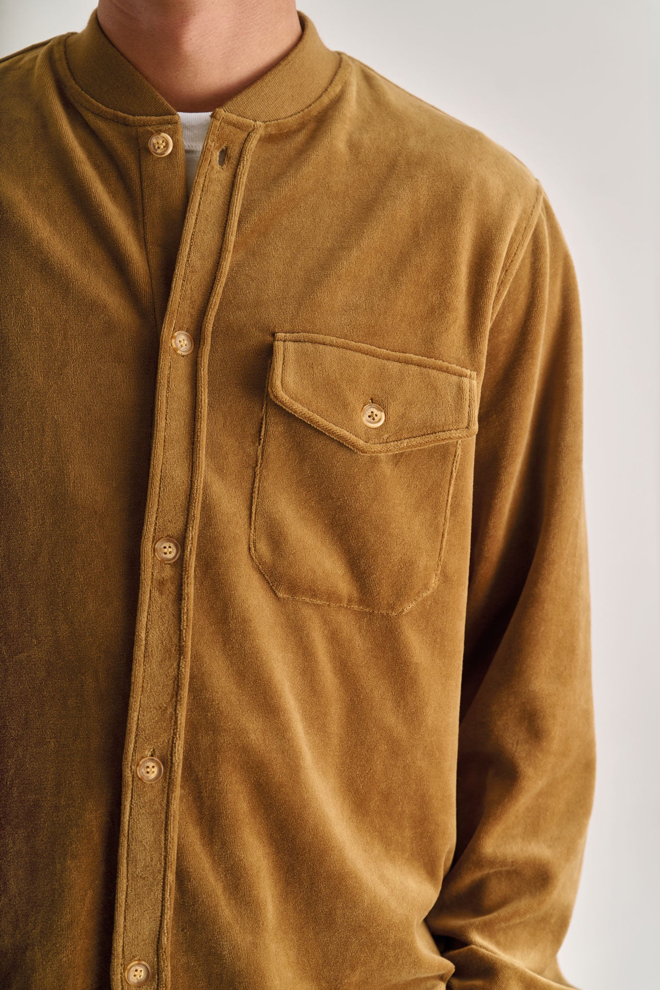 COLE Organic Cotton Poly Velvet - Olive