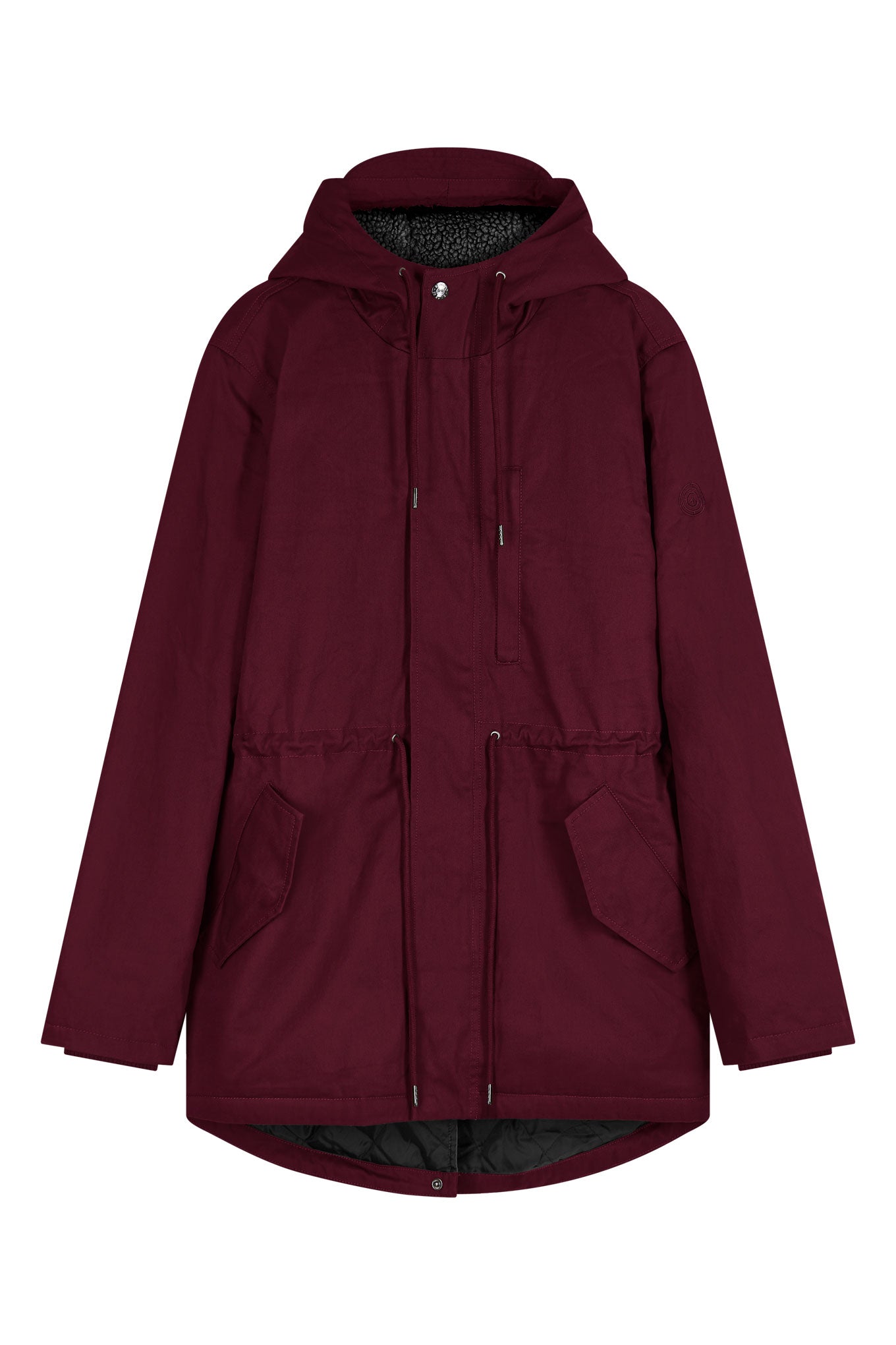WILSON - Water Resistant Organic Cotton Parka Wine Red