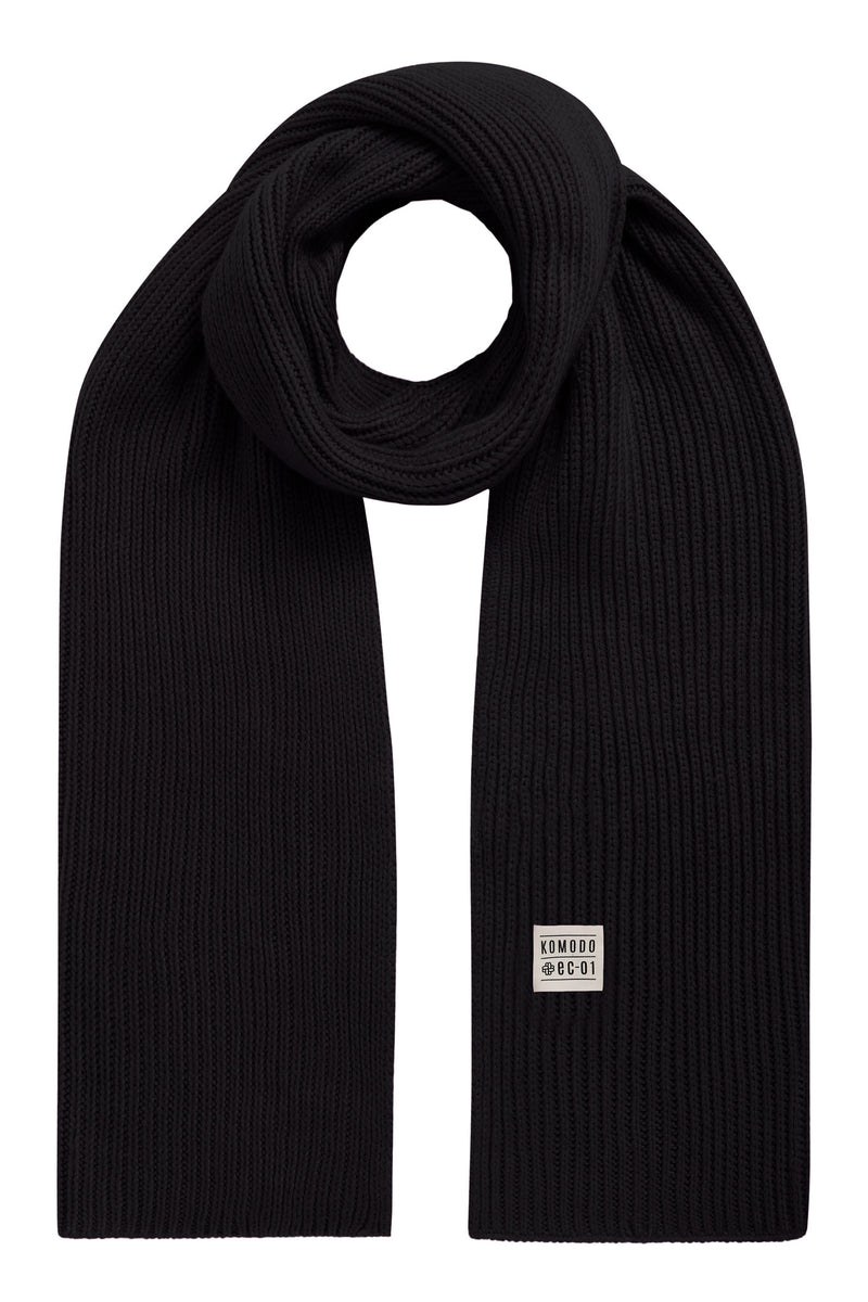 CHO - Fine Merino Scarf Black