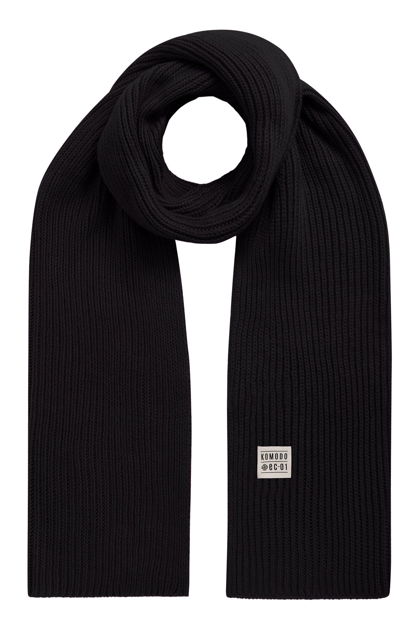 CHO - Fine Merino Scarf Black