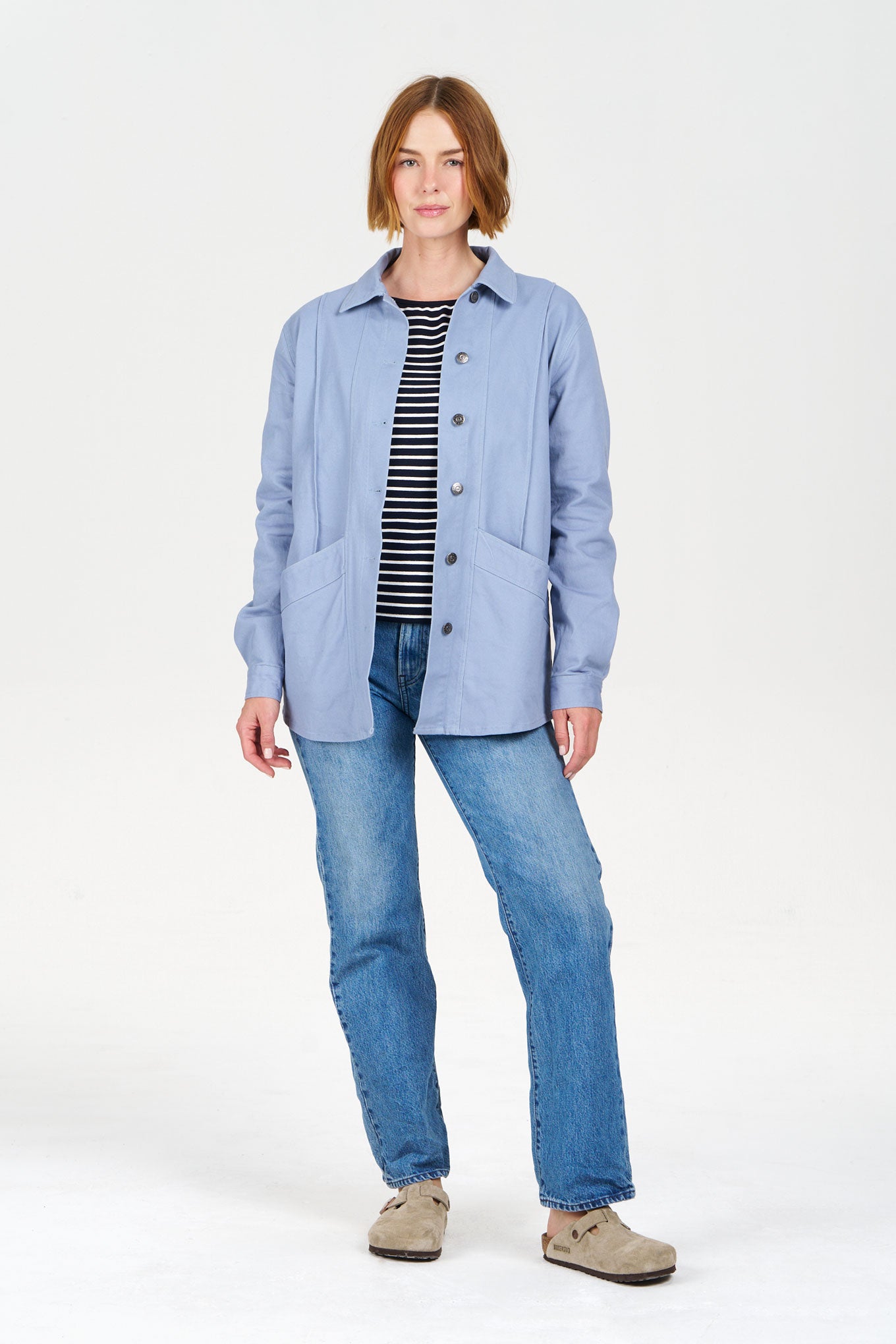 CHORE Organic Cotton Jacket - Blue