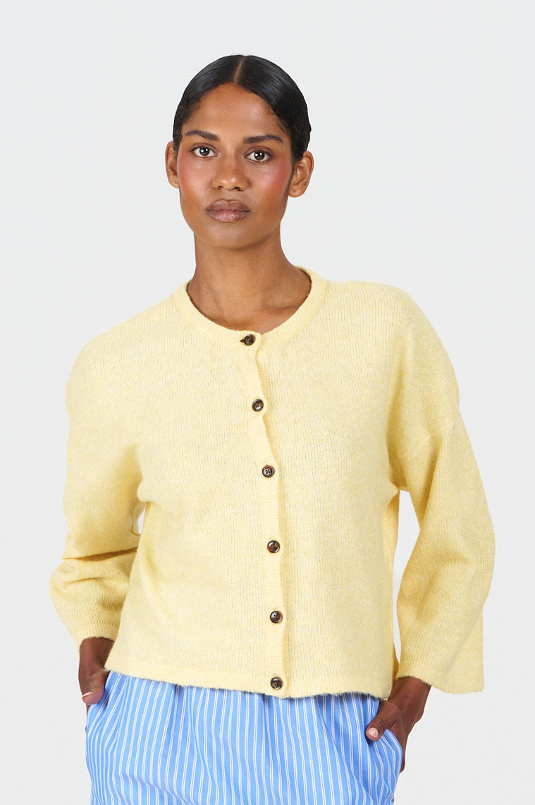 COVET Recycled Poly Cardigan - Yellow