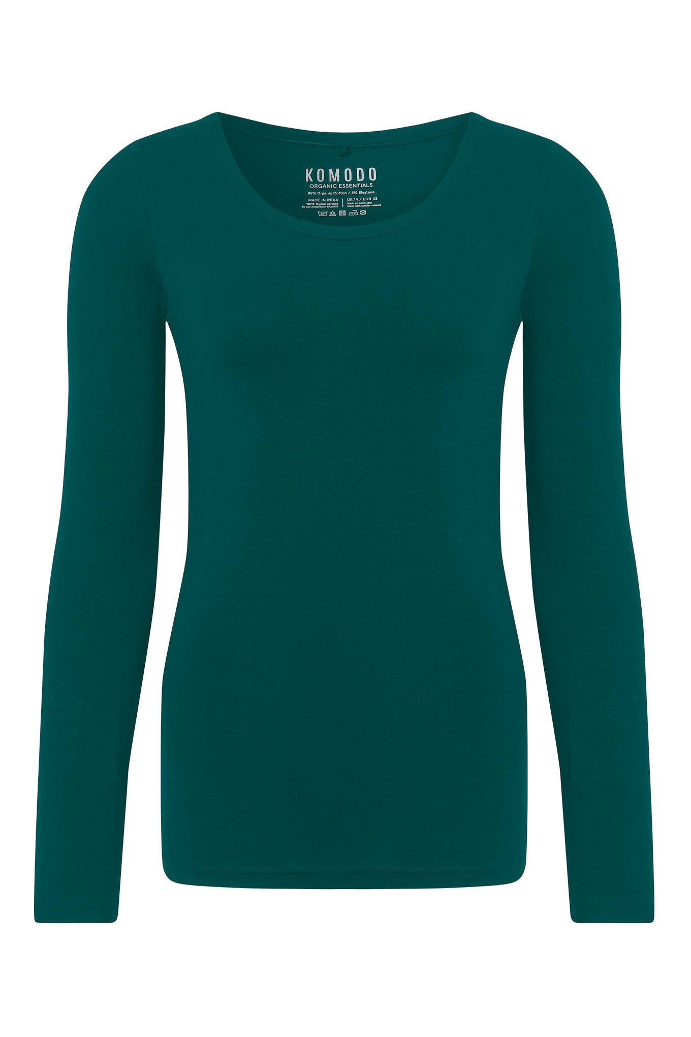 DARCEY Top - GOTS Organic Cotton Teal