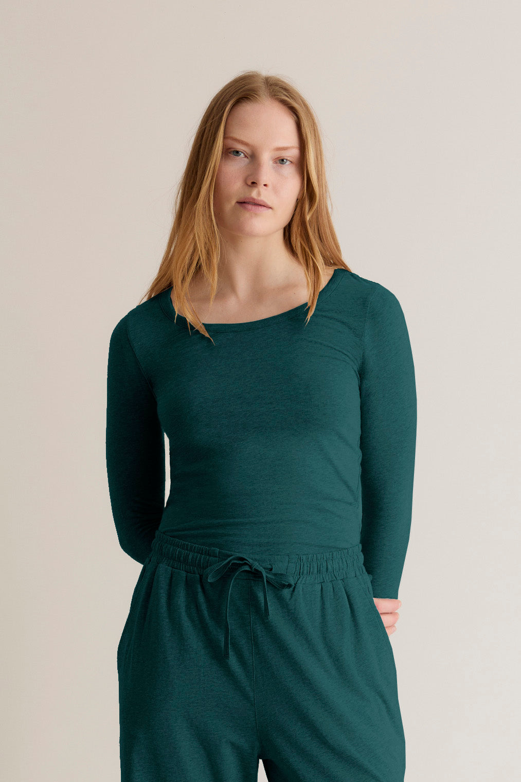 DARCEY Top - GOTS Organic Cotton Teal