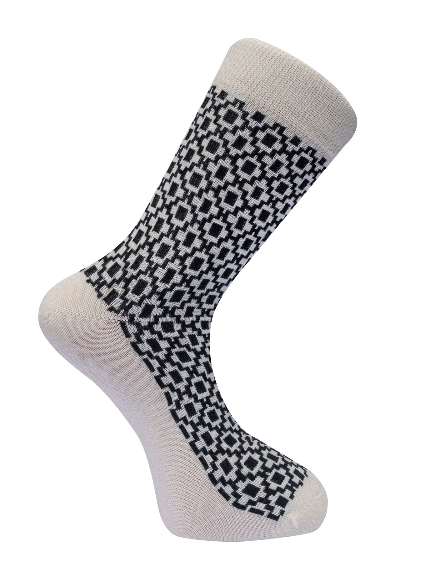 DIAMOND - GOTS Organic Cotton Socks Papyrus