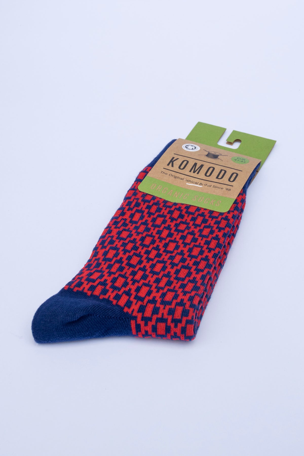 DIAMOND - GOTS Organic Cotton Socks Navy