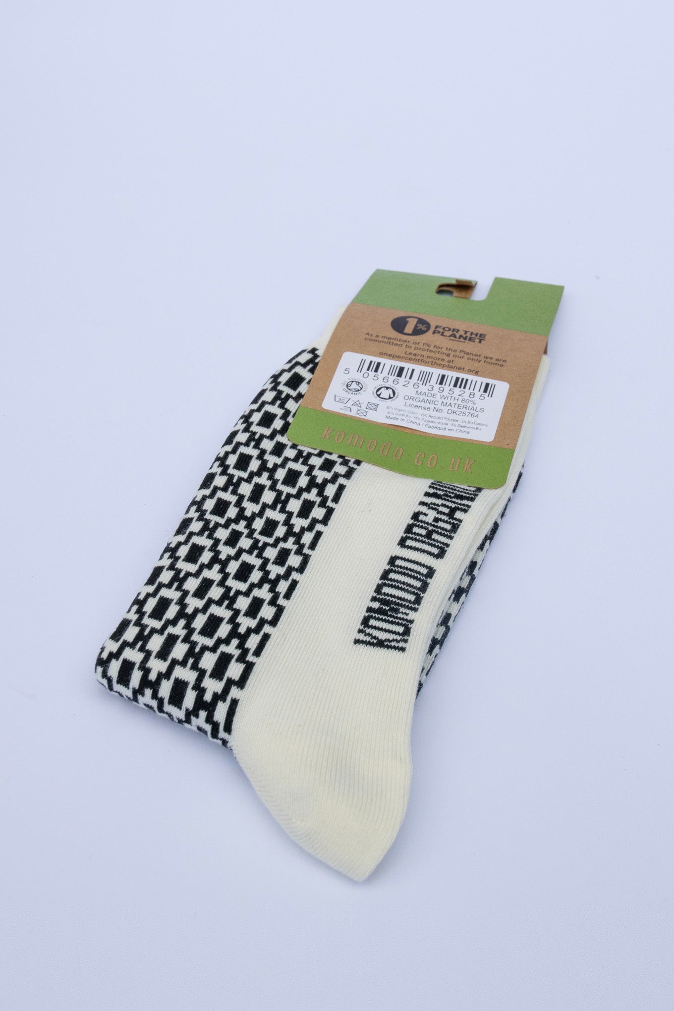 DIAMOND - GOTS Organic Cotton Socks Papyrus