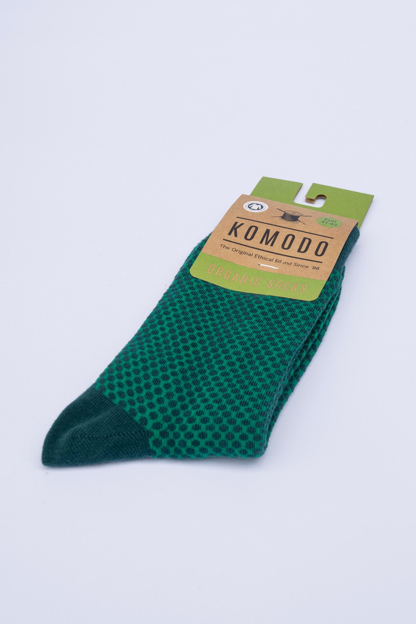 NEW DOT - GOTS Organic Cotton Socks Green