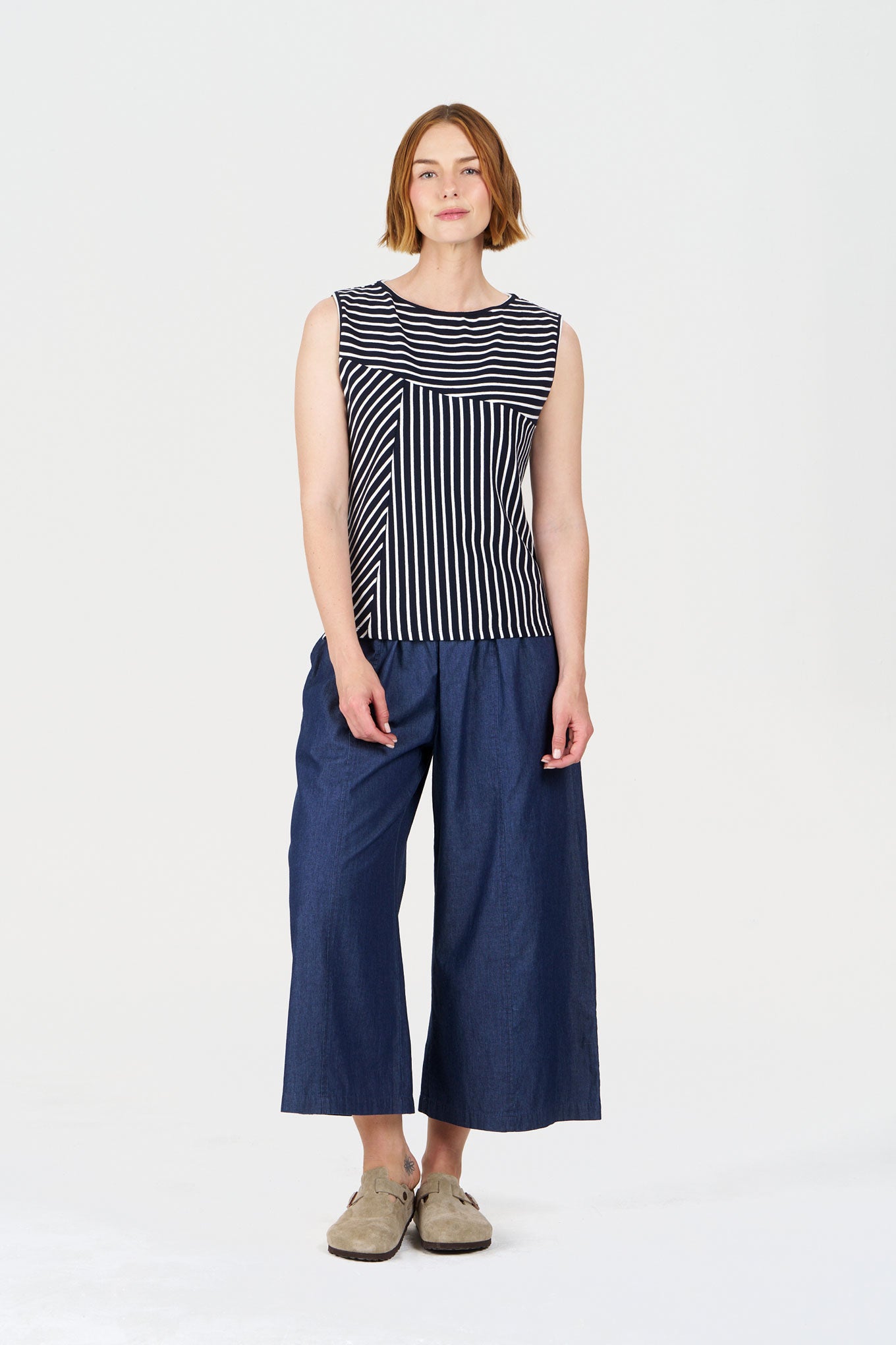 DANI Organic Cotton Coulotte - midwash