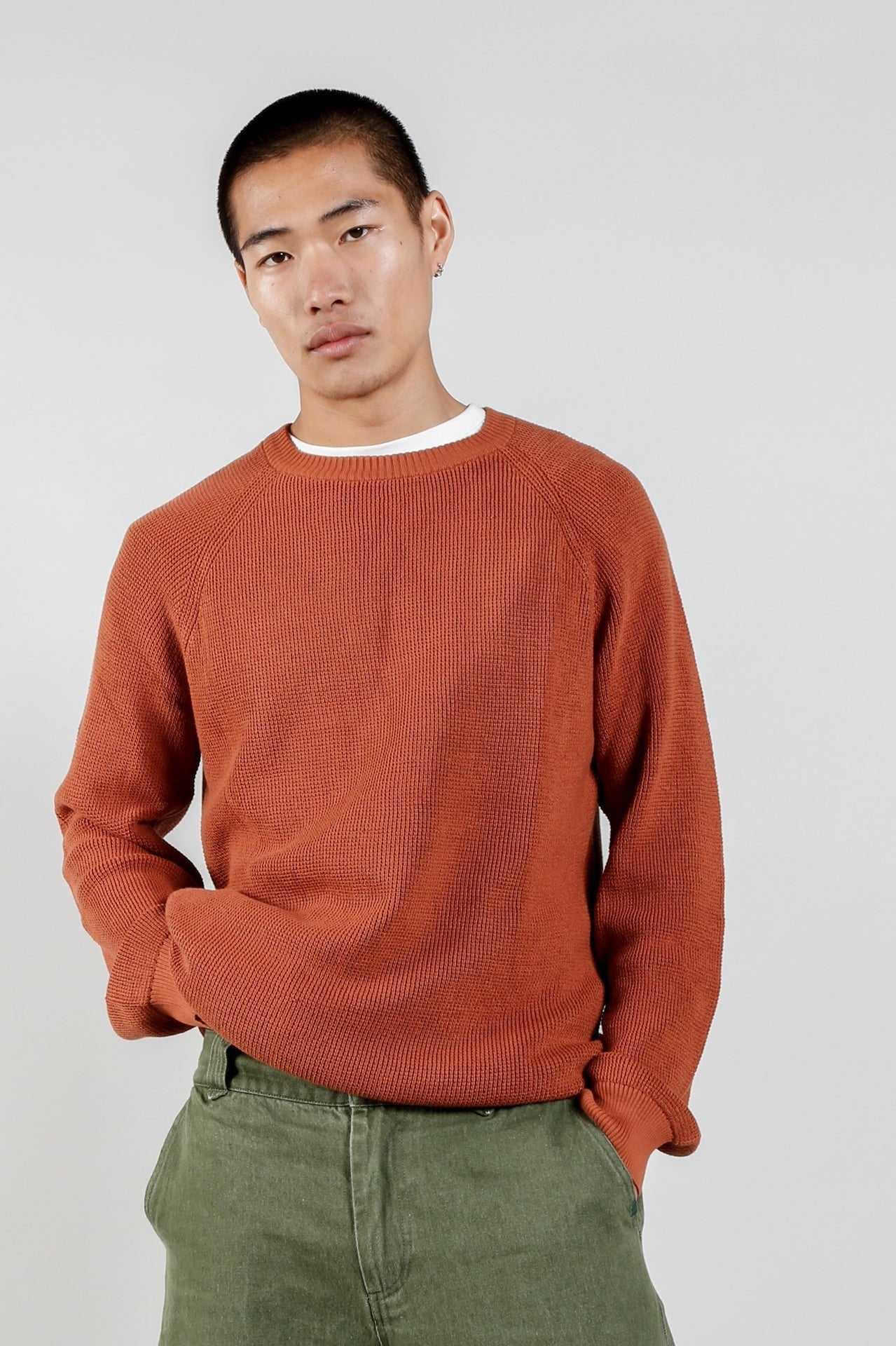 FOG JUMPER Orange Vegan Organic Cotton Fog Jumper Komodo Fashion