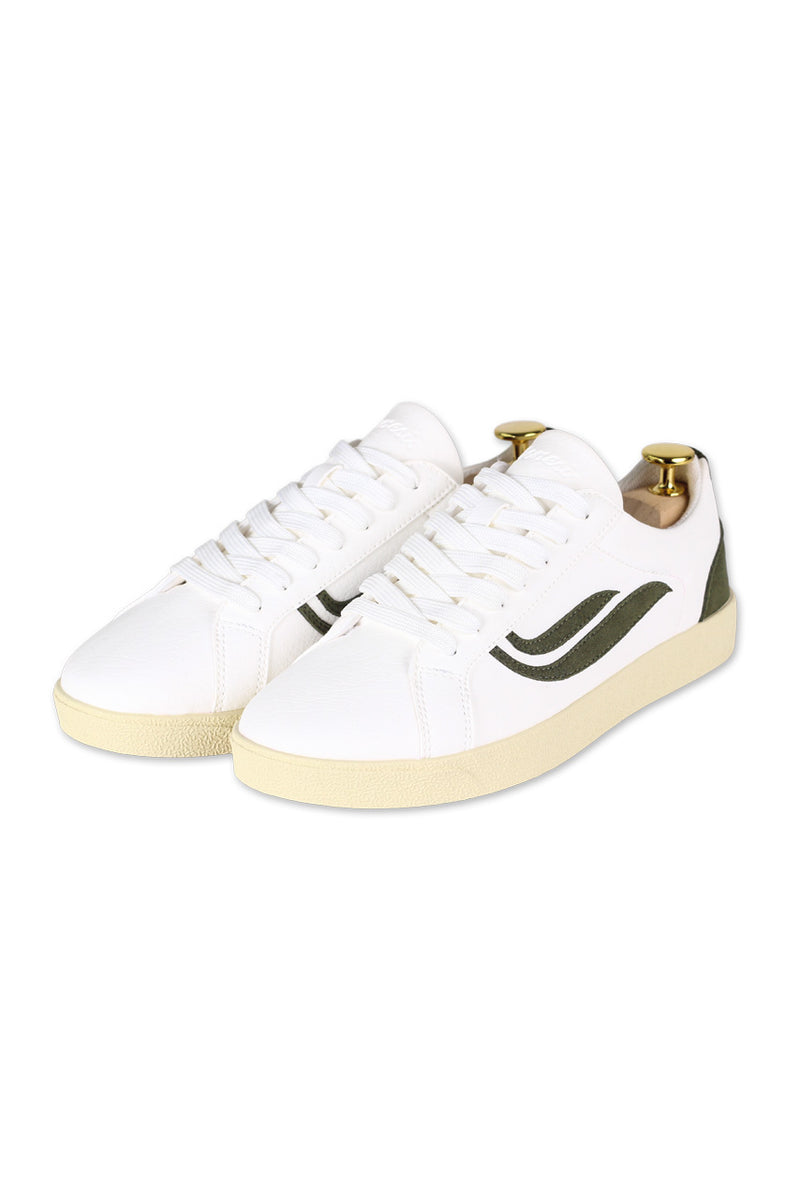 G-HELA Cornwaste Eco Trainer by GENESIS - White / Olive