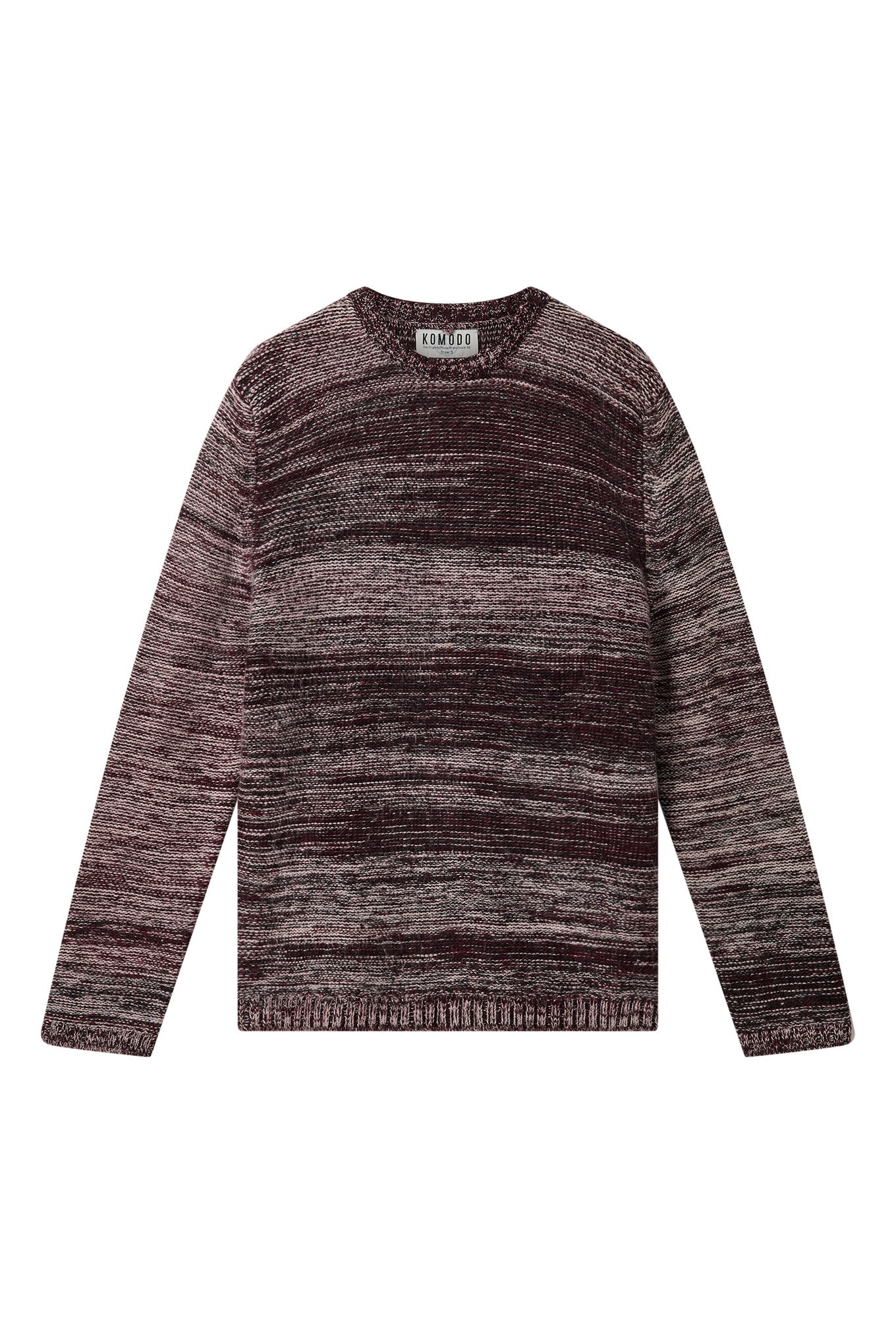GLITCH - Merino Wool Jumper Brown