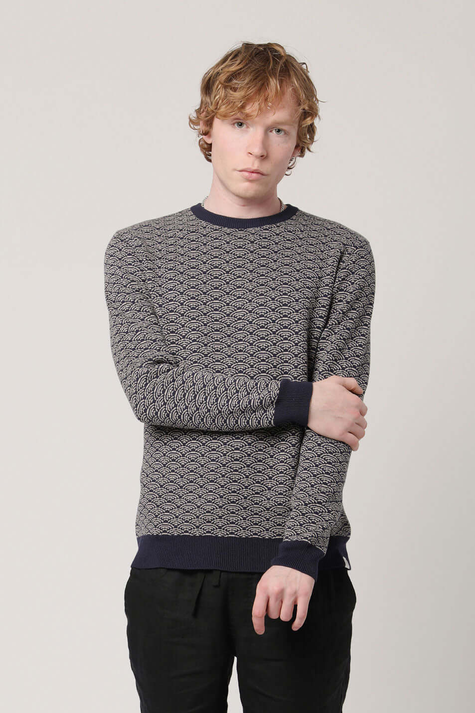 HAKKU - Organic Cotton Jumper Navy