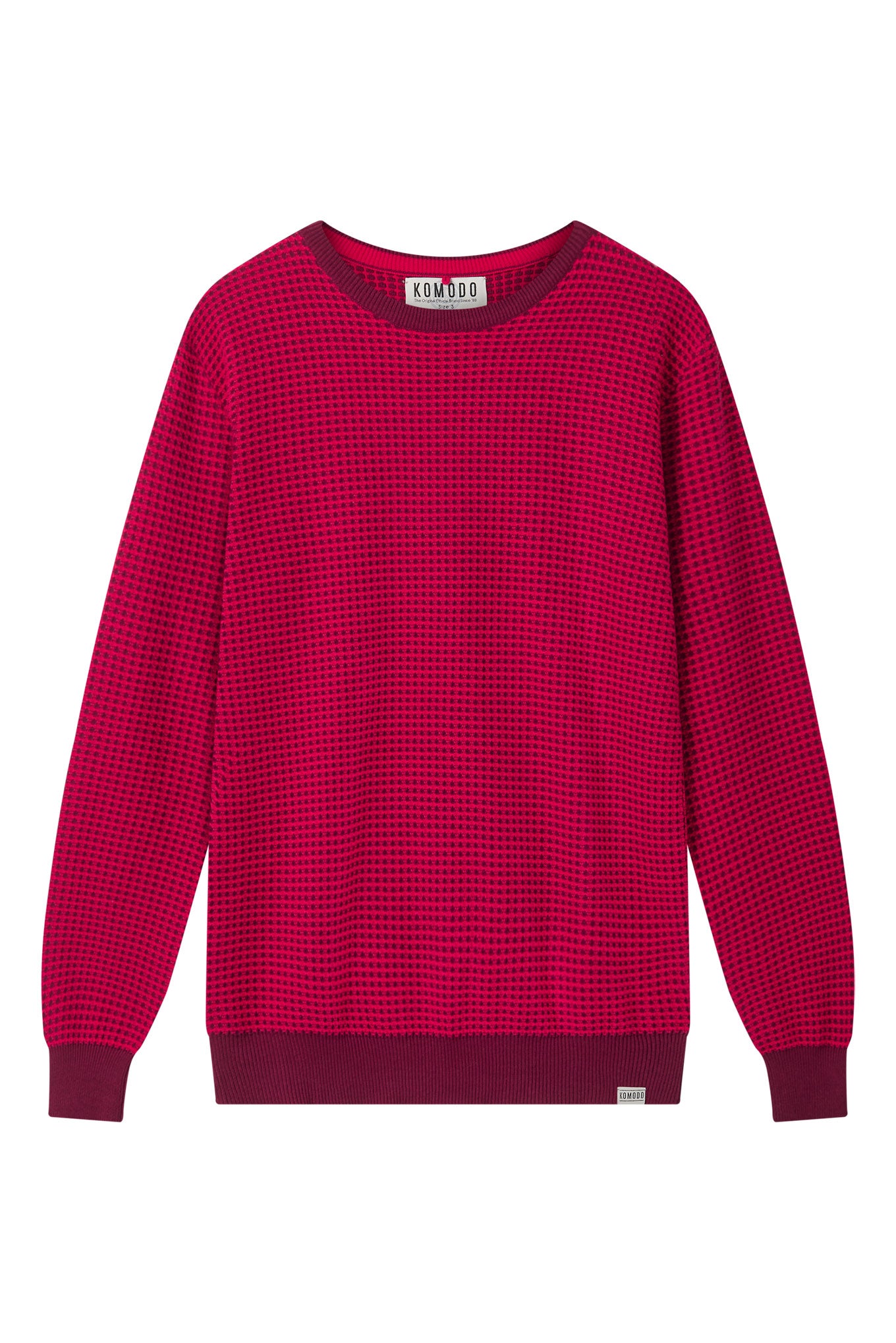 HASAN  - Organic Cotton Jumper Wine