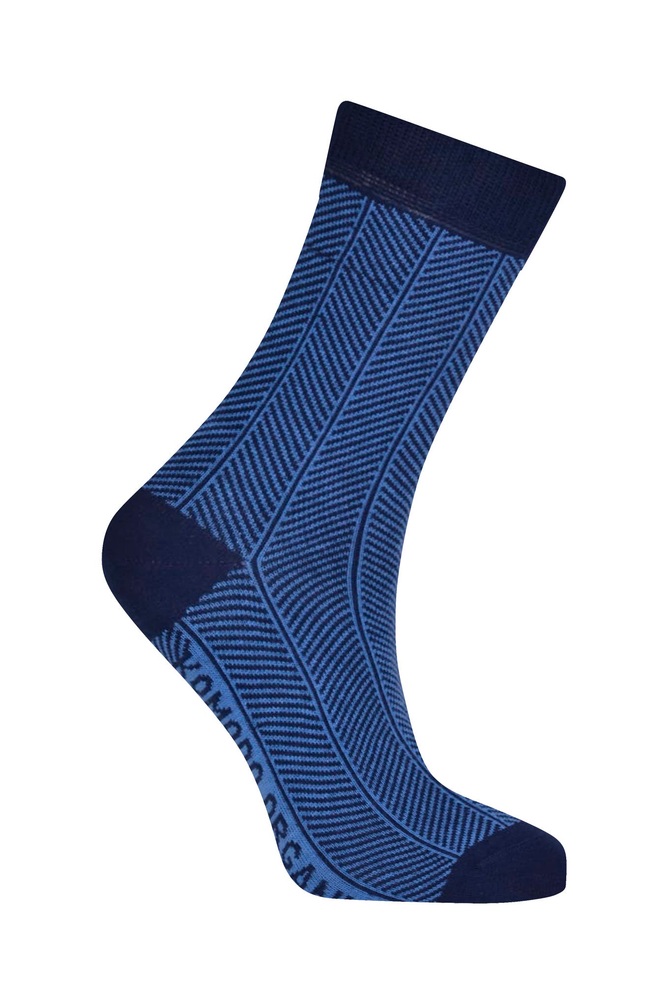 HERRINGBONE - Organic Cotton Socks Blue