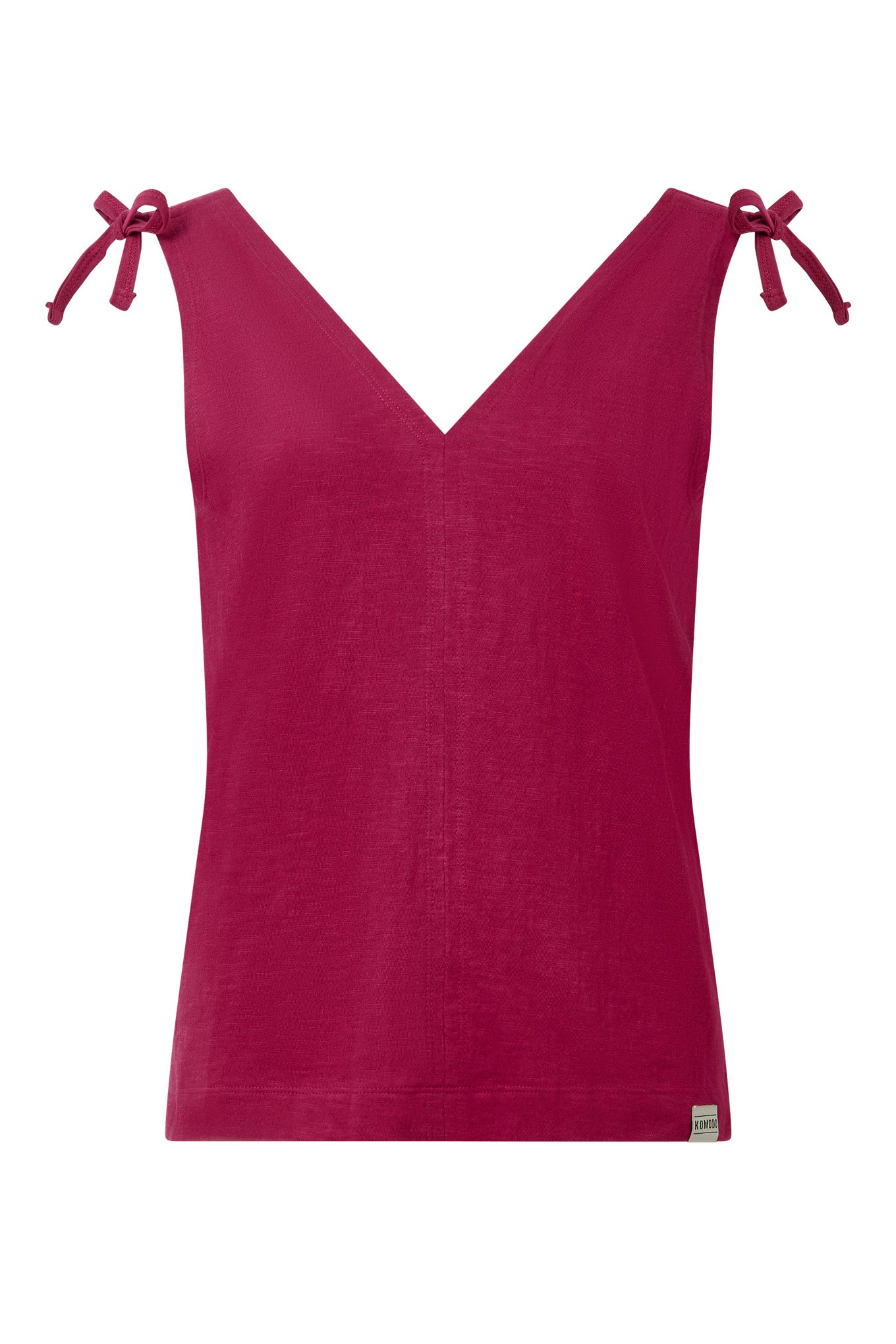 CELIA - Organic Cotton Top - Berry