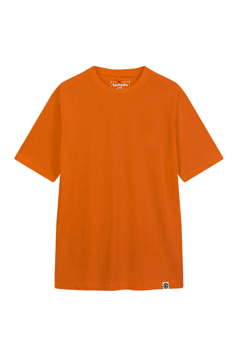 KIN - GOTS Organic Cotton Tee Burnt Orange