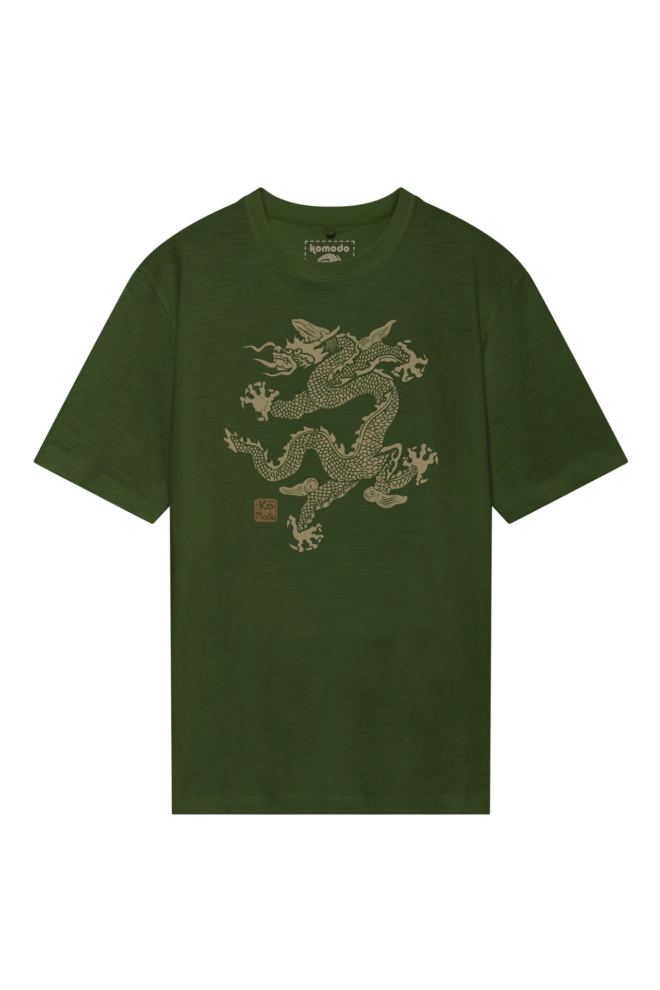 DRAGON 25 - Organic cotton tee - Green
