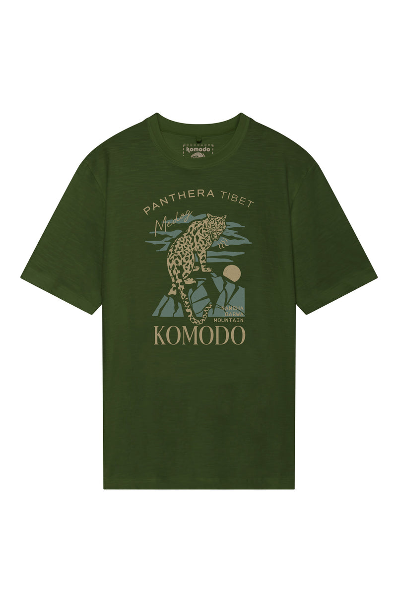 PANTHERA - Organic Cotton Tee - Green
