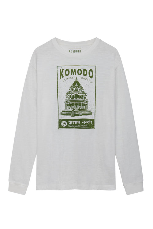 DUNBAR TEMPLE - Organic Cotton Tee White