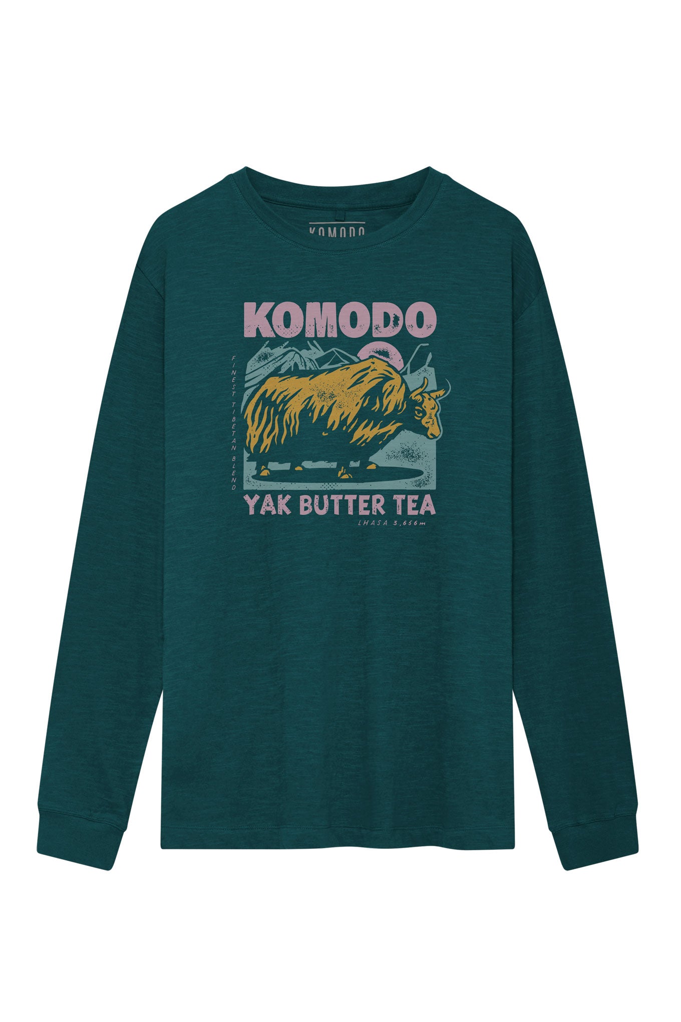 YAK Organic Cotton Tee - Teal