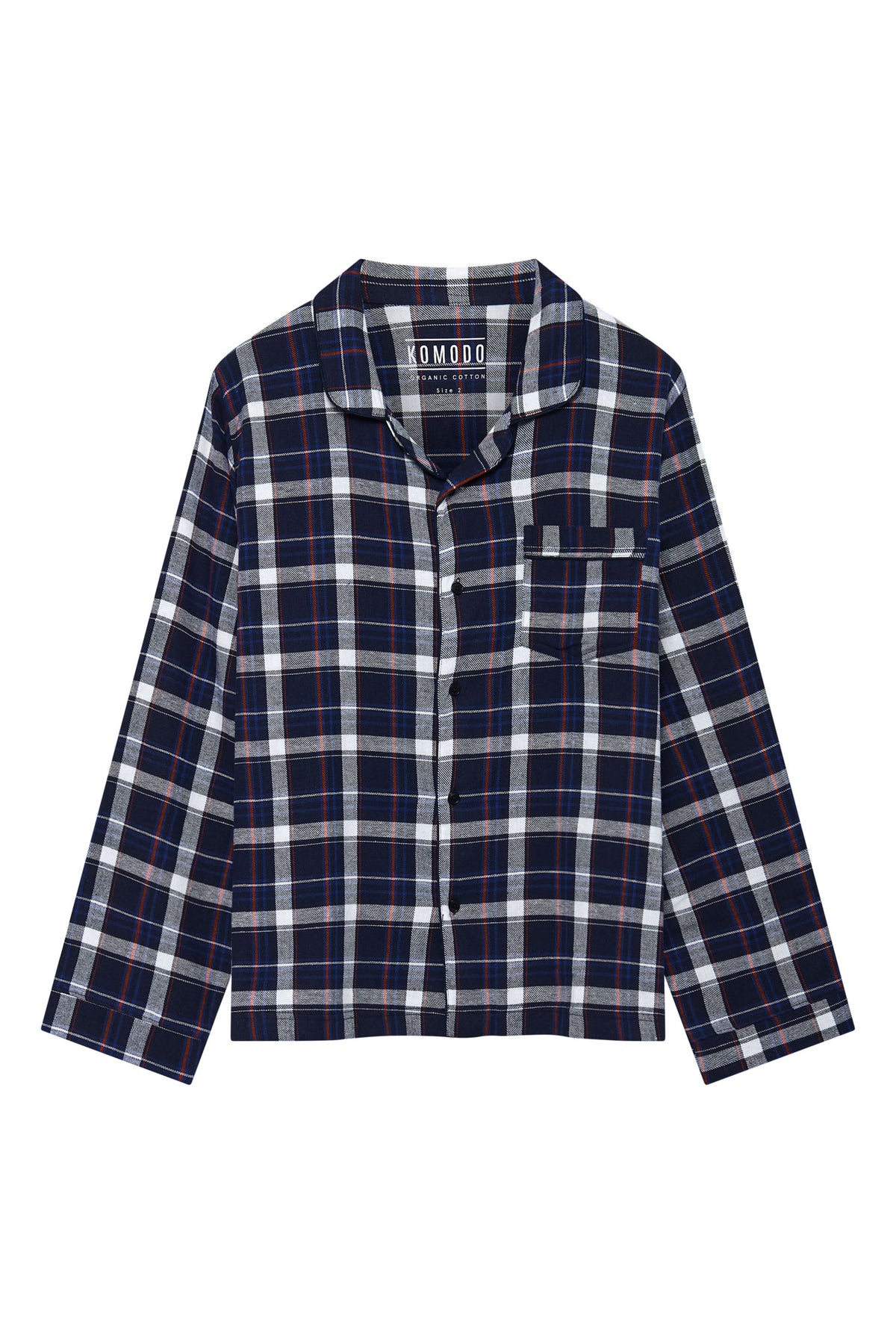 JIM JAM - Womens Organic Cotton Pyjama Set Dark Navy