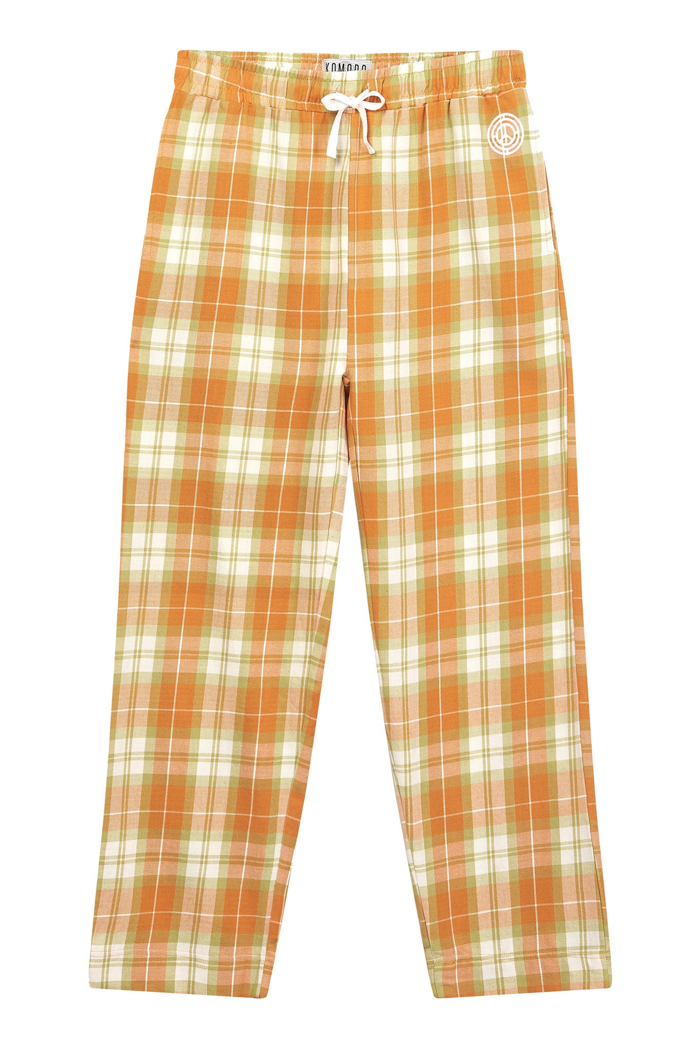 JIM JAM - Womens Organic Cotton Pyjama Bottoms Orange