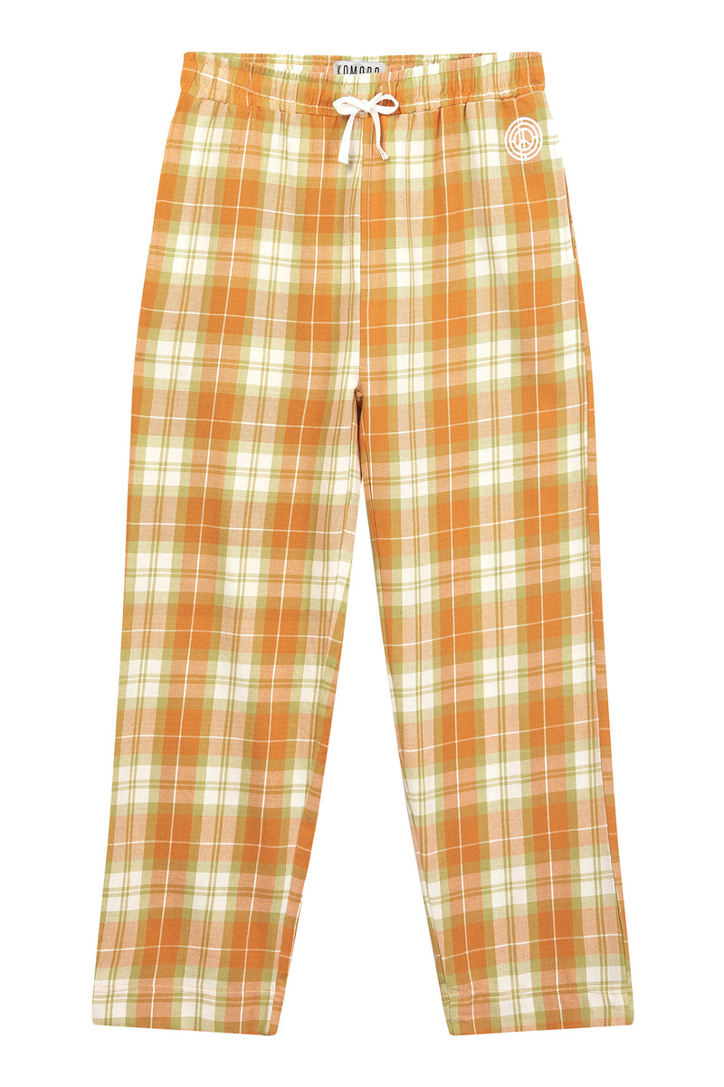 JIM JAM - Womens Organic Cotton Pyjama Bottoms Orange