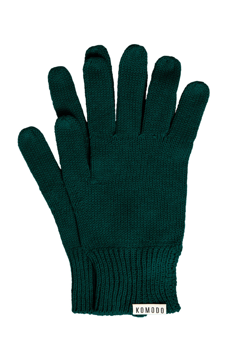 CITY GOTS Organic Cotton Gloves - Green