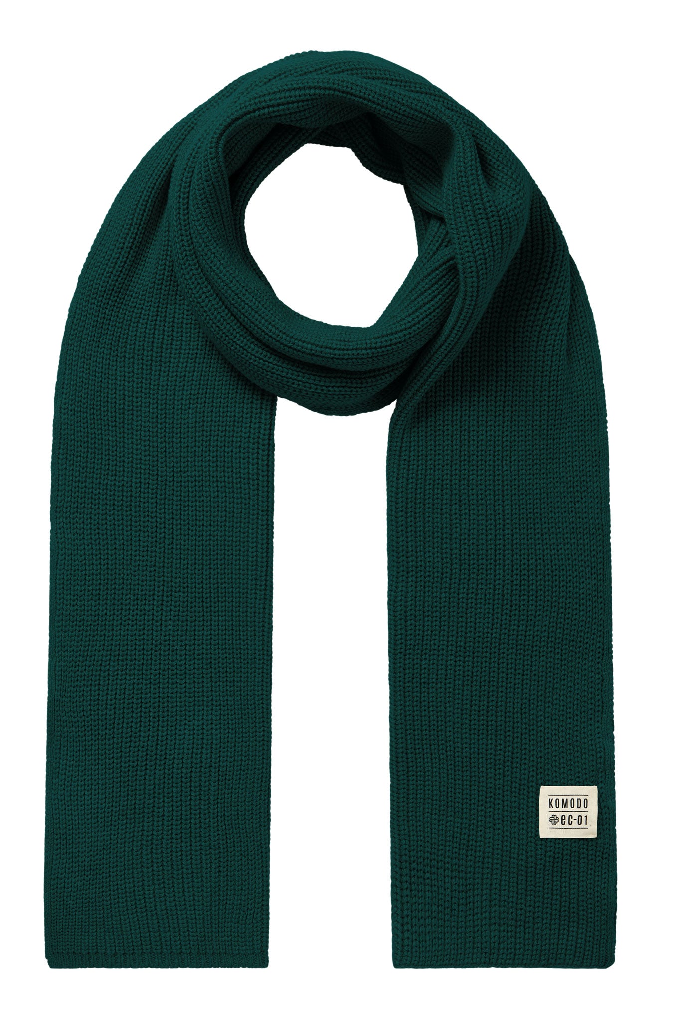 LONDON - GOTS Organic Cotton Scarf Green