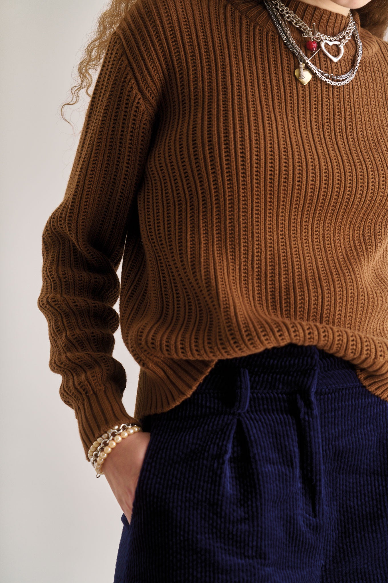 POSEY Organic Cotton Jumper - Hazelnut