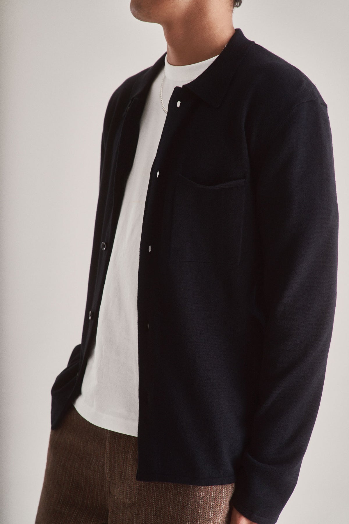 HARDY Organic Cotton Cardigan - Black