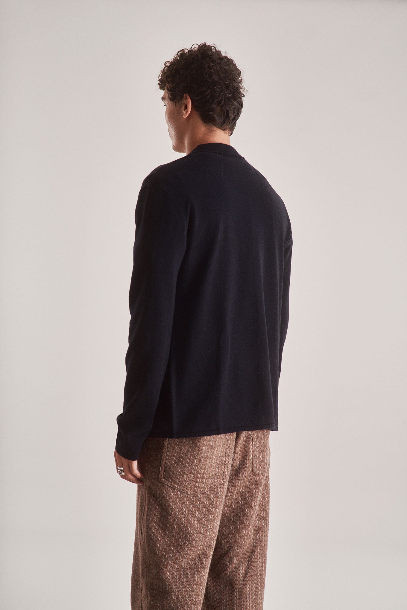 HARDY Organic Cotton Cardigan - Black