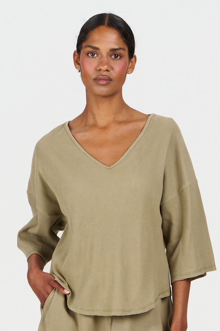 IDA Organic Cotton Top - Green