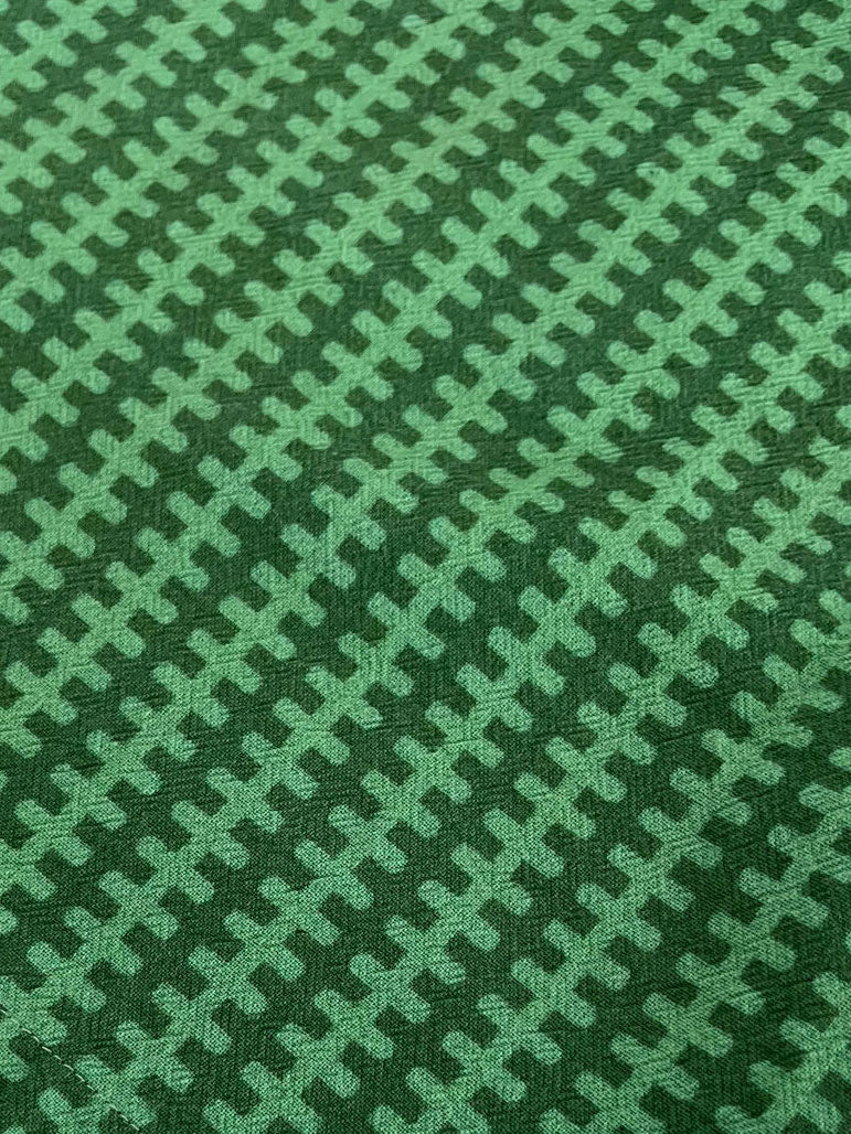 SPINDRIFT - Organic Cotton Shirt - Green Bolt Stripe