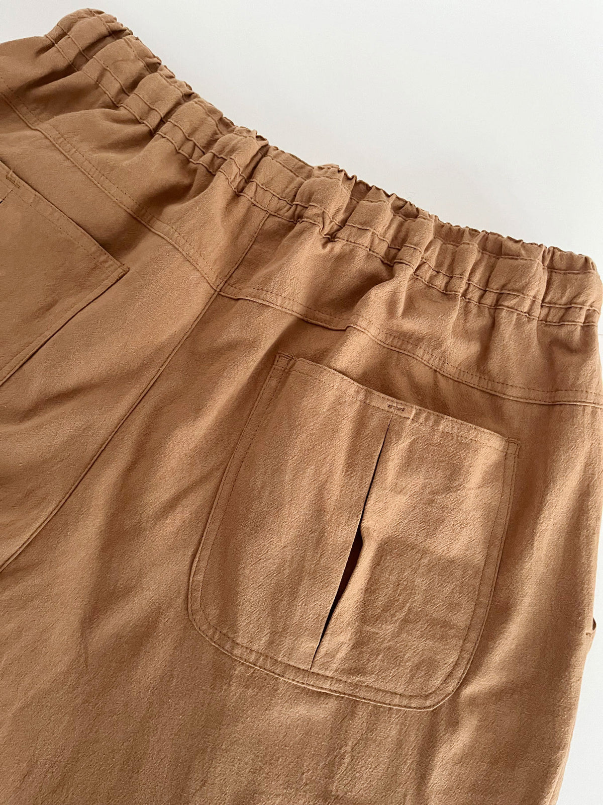JOSHUA - Organic Cotton Trouser - Tan