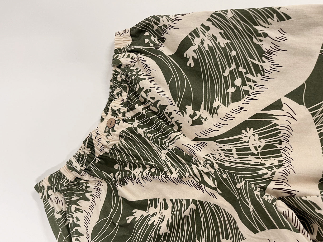 SAFARI - Womens Organic Cotton Trouser - Wave Print