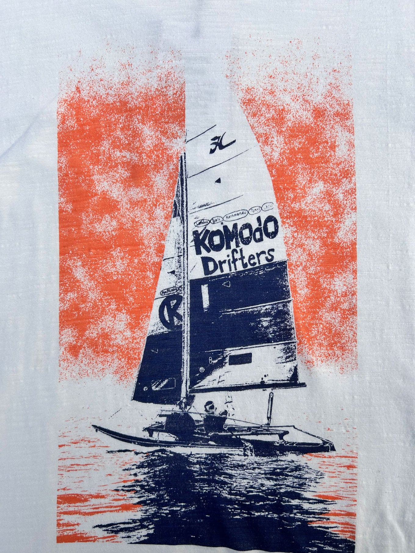 SAILING - Organic Cotton Tee Off White
