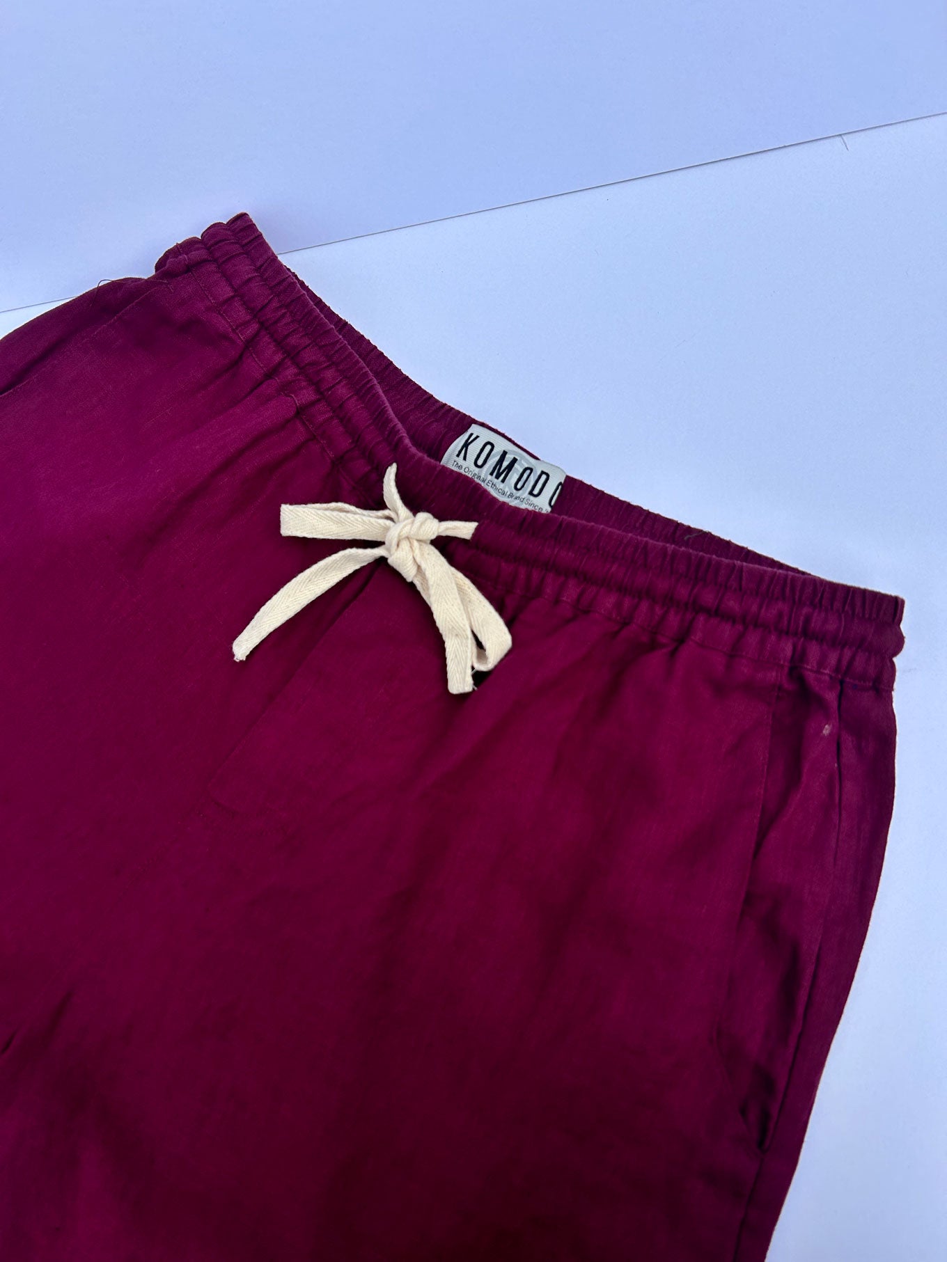 LION - Linen Trousers Berry