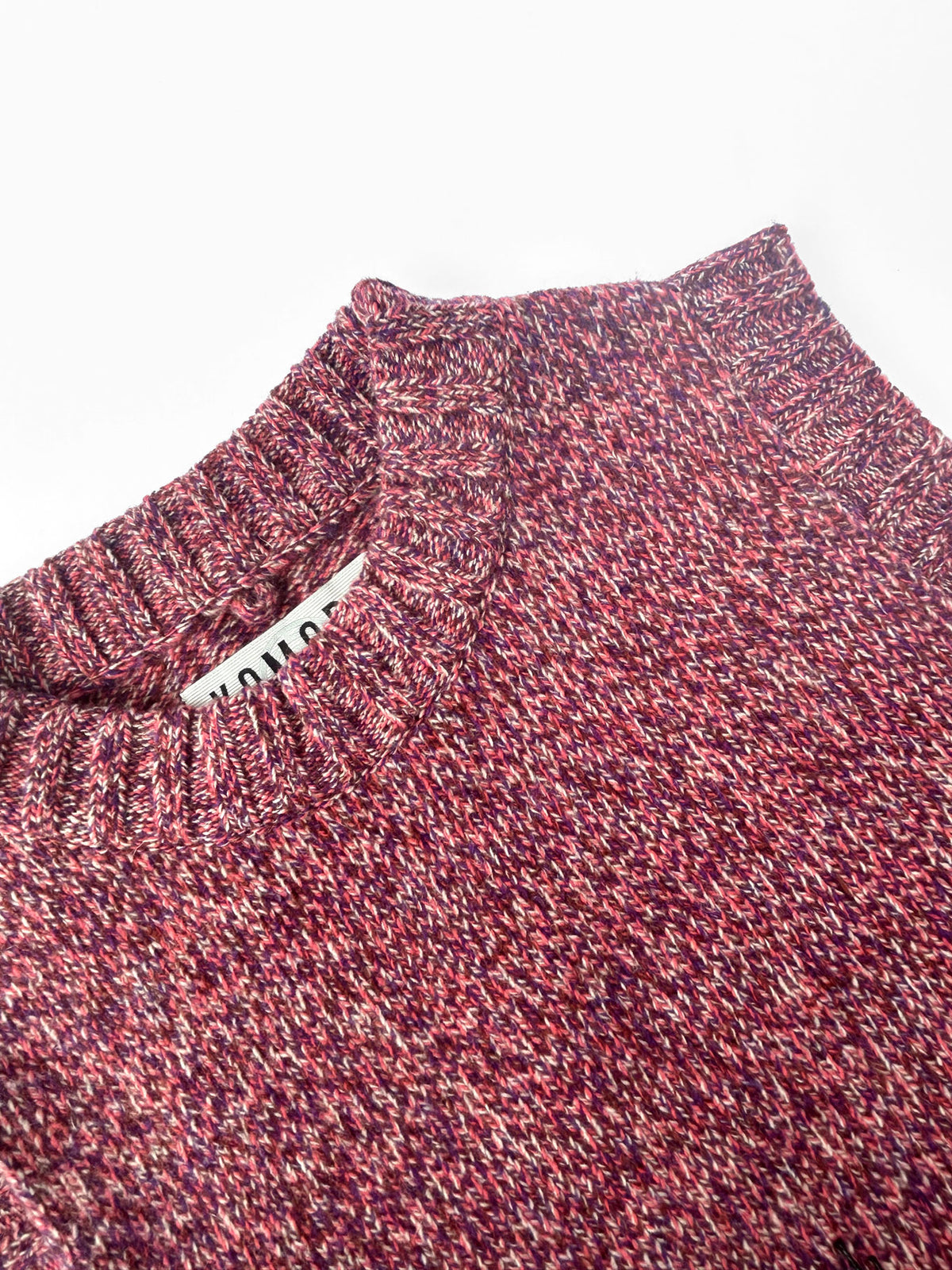 Pink ombre detailing knitted pullover vest. Organic and natural fibre, sustainable womens top&#39;s by KOMODO.