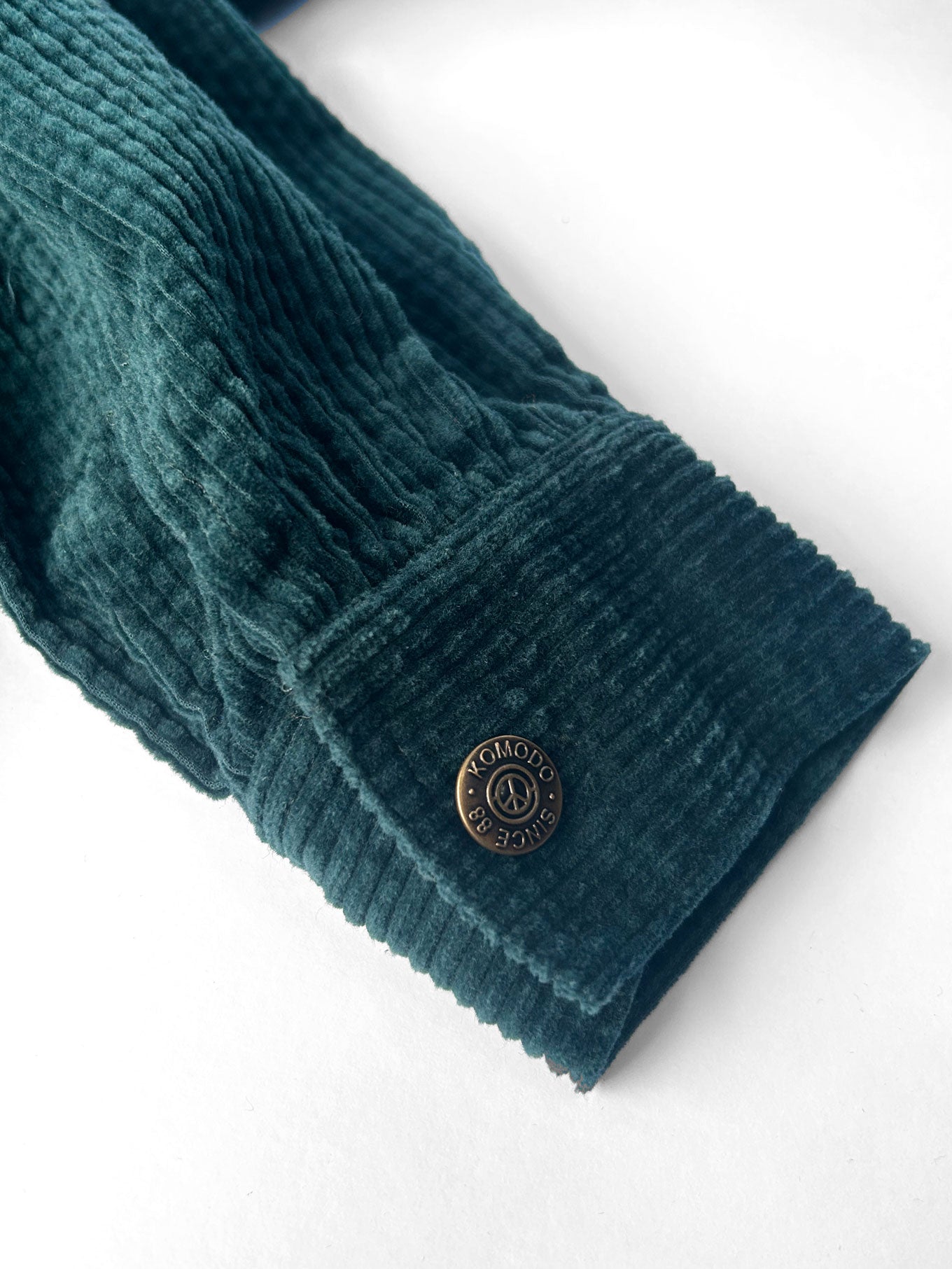 RUBY Organic Cotton Corduroy Dress - Marine Green