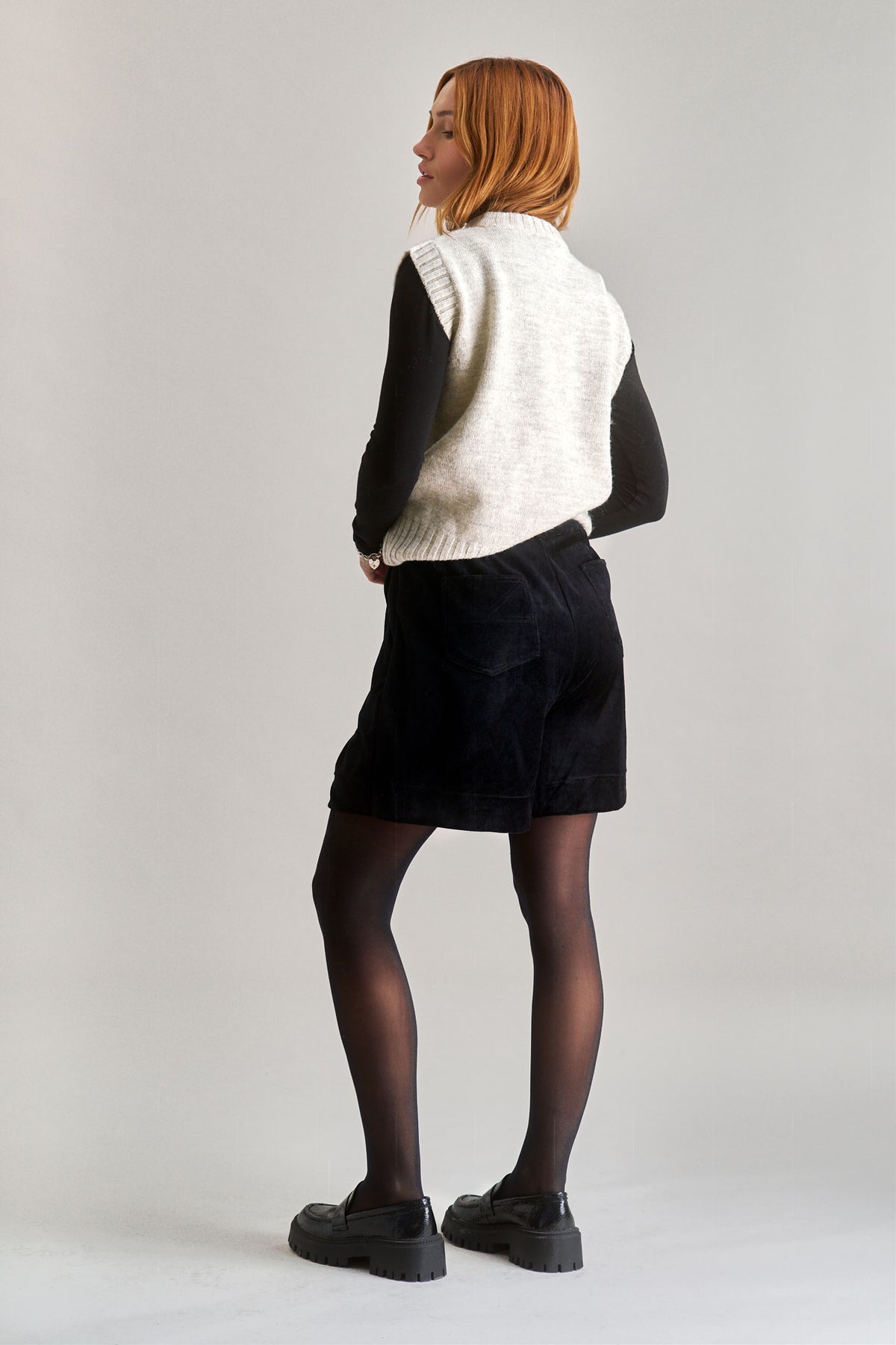 INDIA Lambswool Vest - Natural