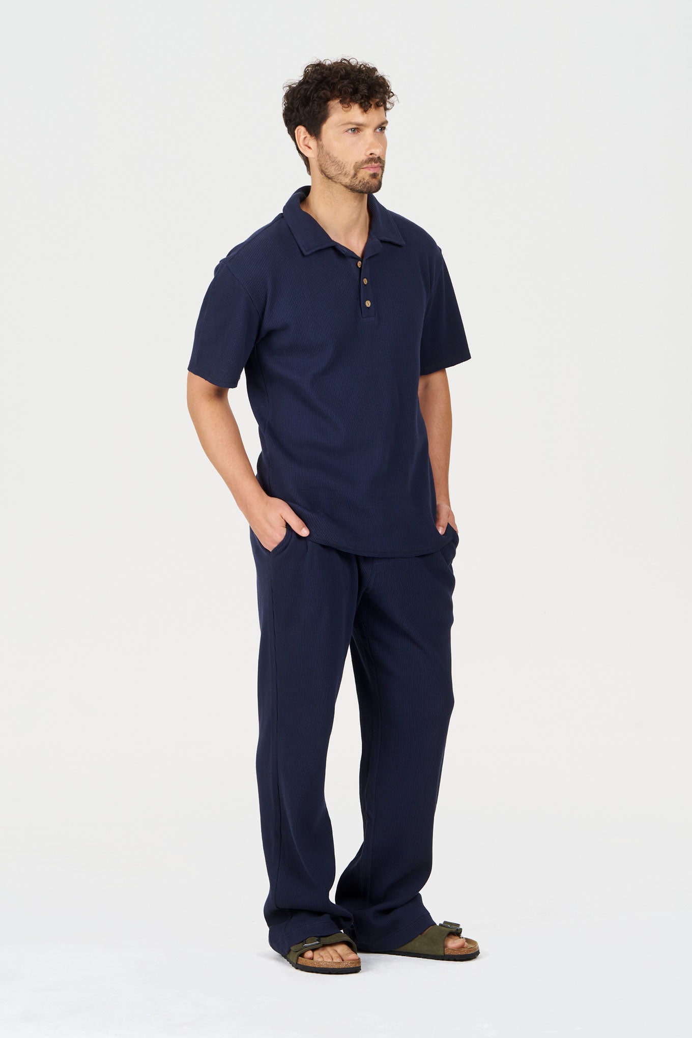 IVER Organic Cotton Top - Navy