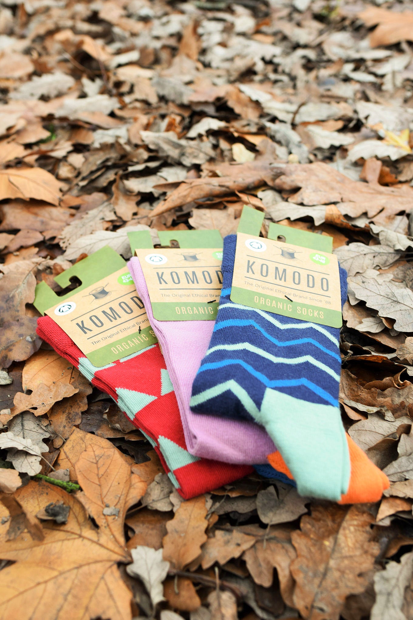 JAZZ Mens Triple Pack - GOTS Organic Cotton Socks