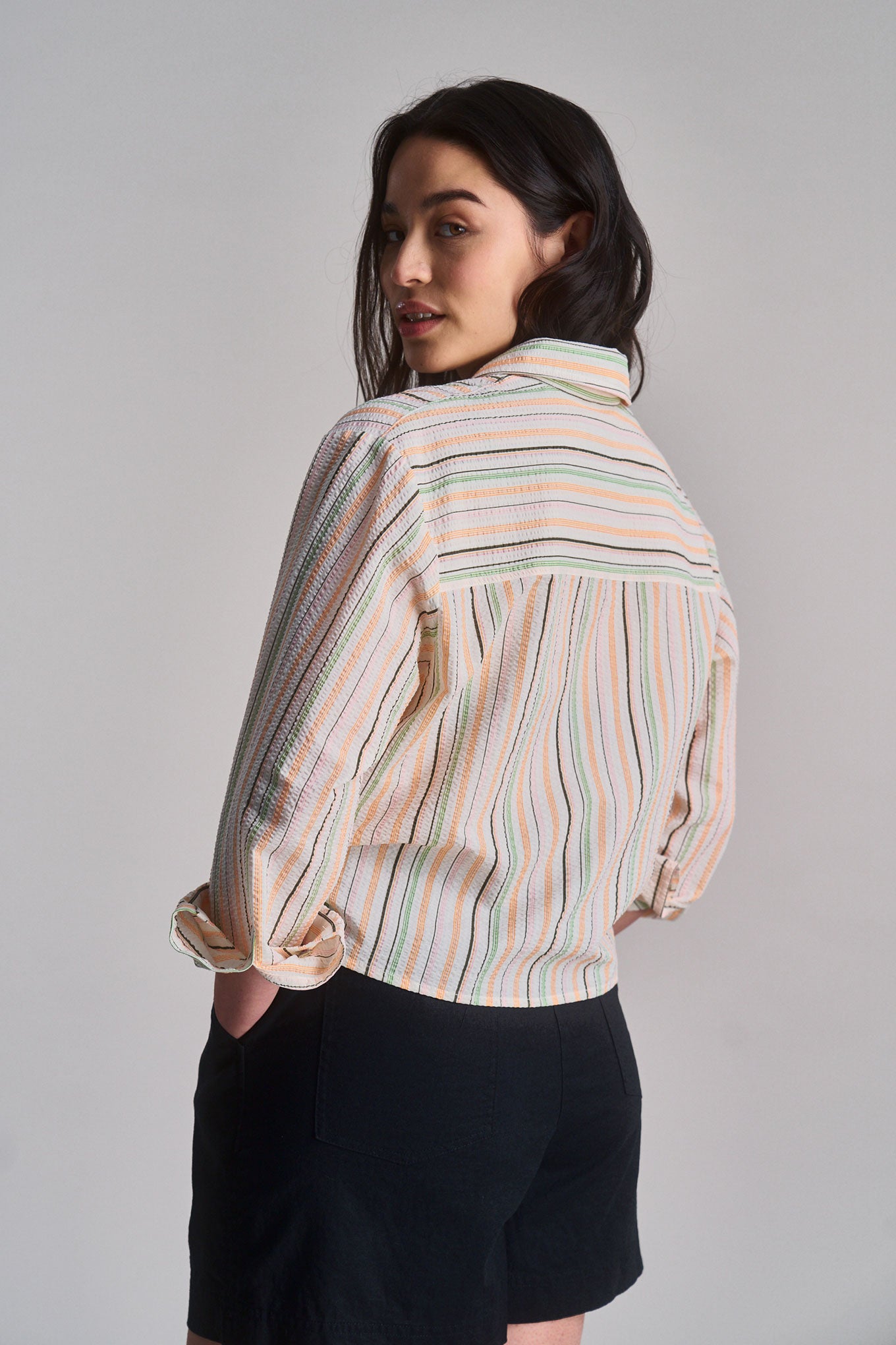 JUNGLE - Organic Cotton Shirt - Candy Stripe