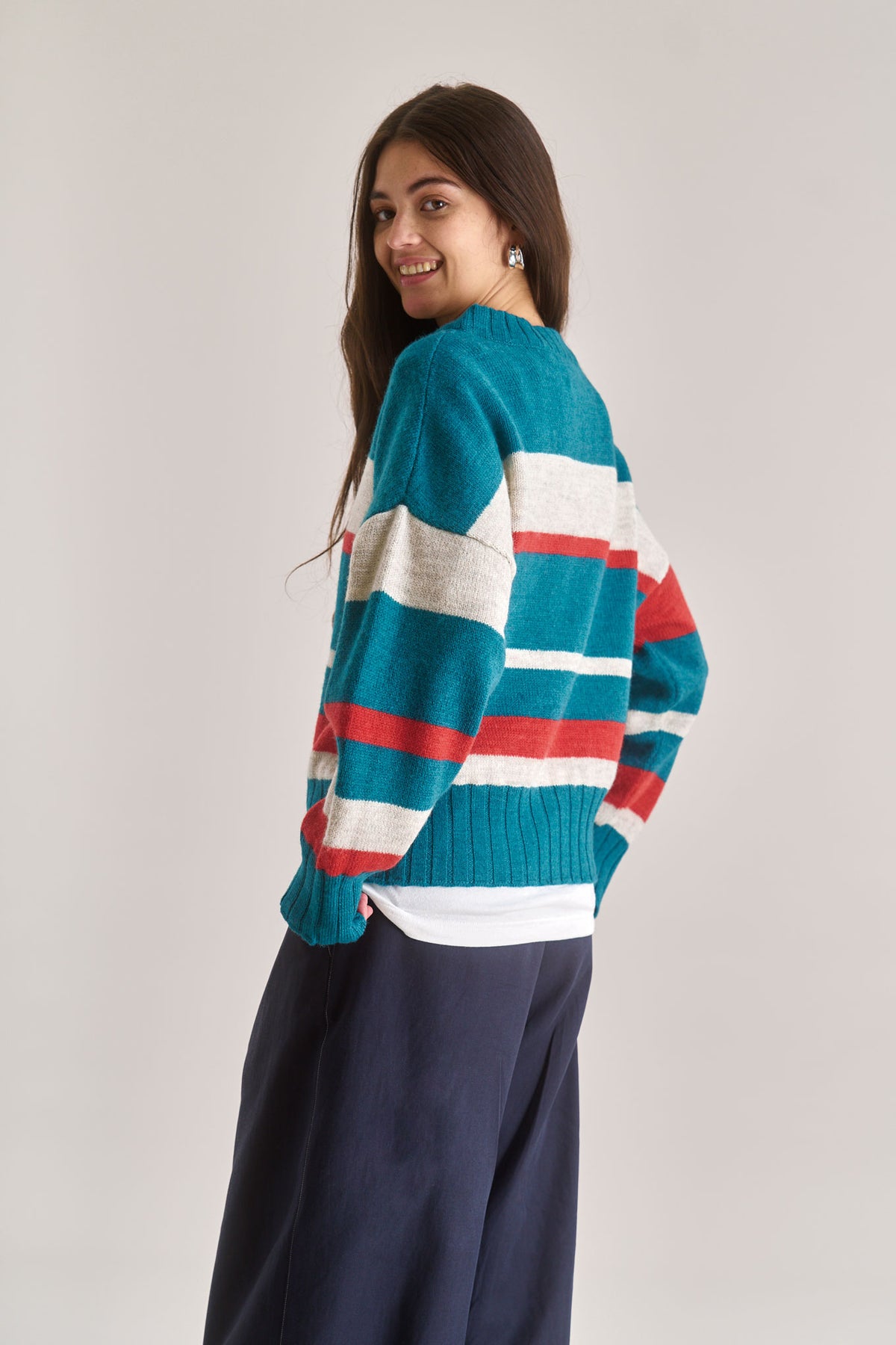 JESSIE Lambswool Jumper - Evergreen