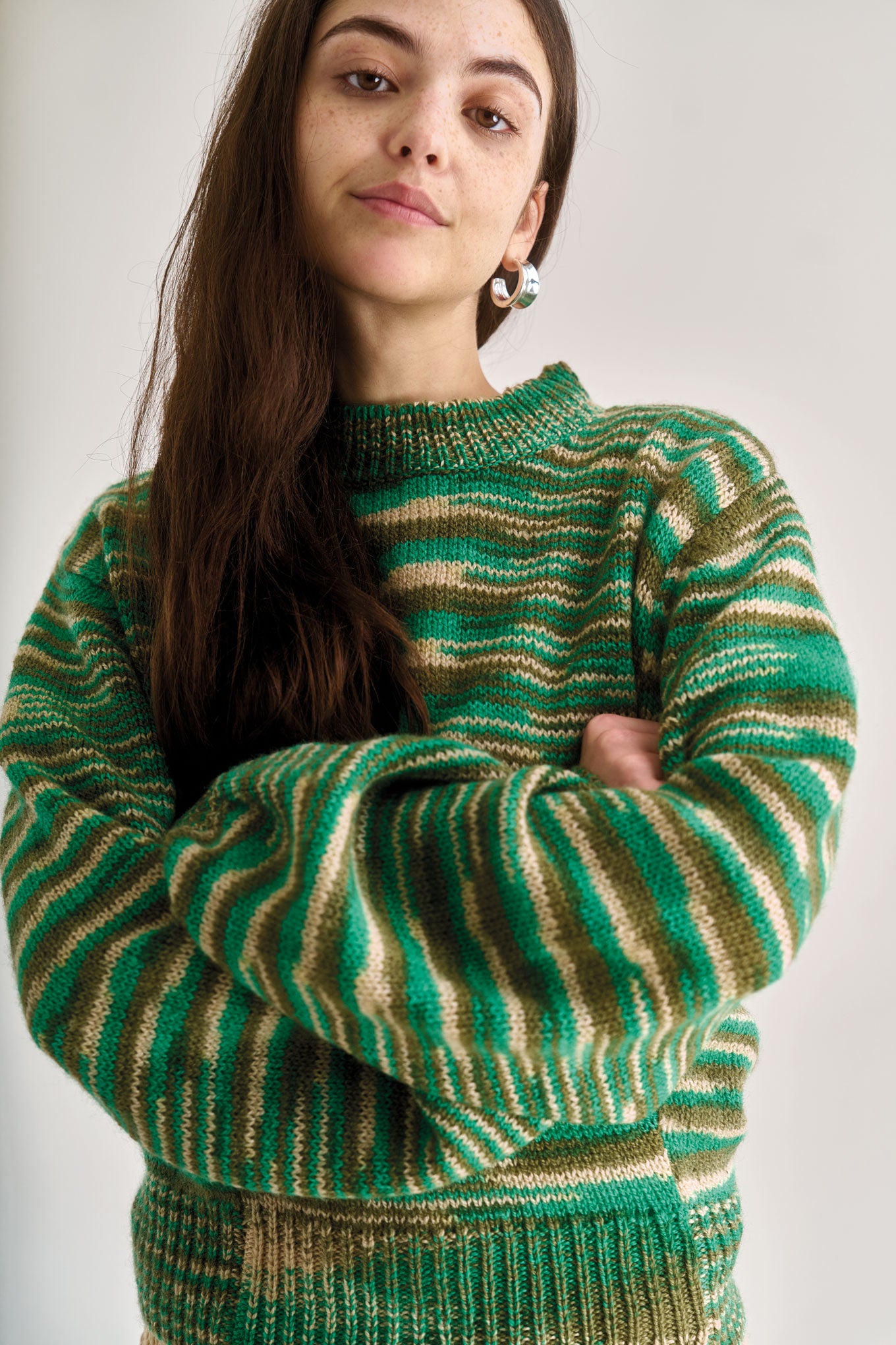 SANG Lambswool Jumper - Green