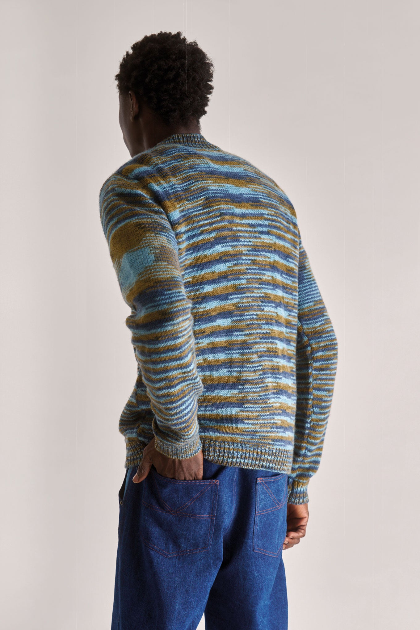 TERUMA Lambs Wool Jumper - Navy